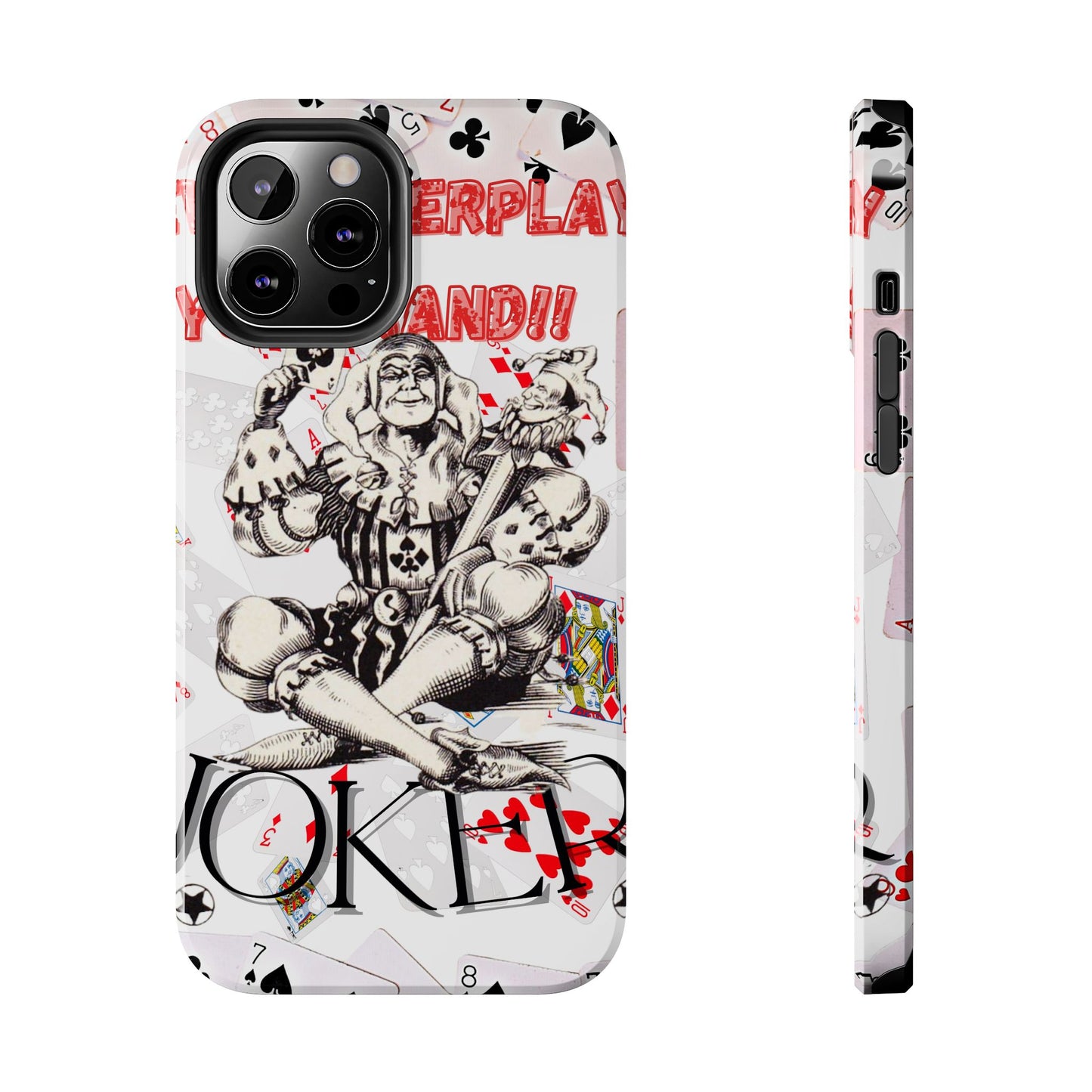 Bold Joker Phone Case - Unique Tough Cover for Gamers, Stylish Protection, Gift for Card Players, Fun Design for Phone Lovers