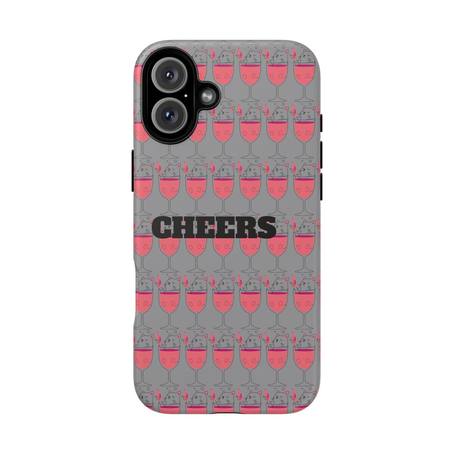 Cheers Phone Case, Fun Protective Case for Party Lovers, Gift for Birthdays, Anniversaries, Graduation, Custom Phone Cover