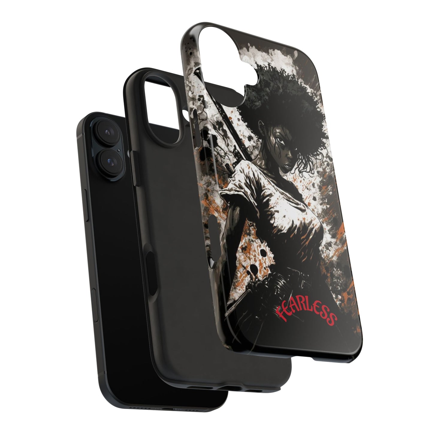 Fearless Tough Phone Cases for Adventurers, Unique Gifts for Him/Her, Durable Phone Accessories, Art-inspired Cases, Stylish Protection