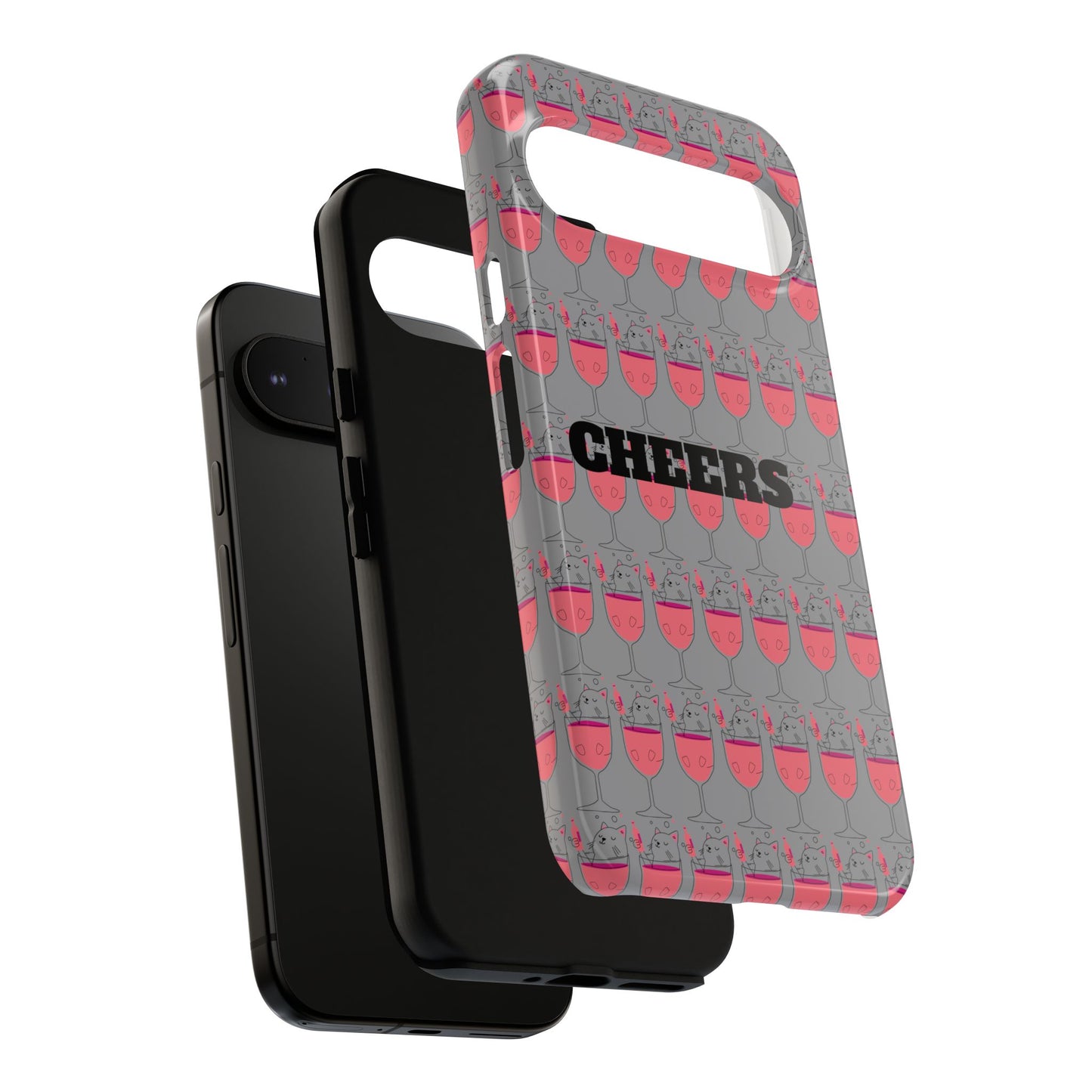 Cheers Phone Case, Fun Protective Case for Party Lovers, Gift for Birthdays, Anniversaries, Graduation, Custom Phone Cover
