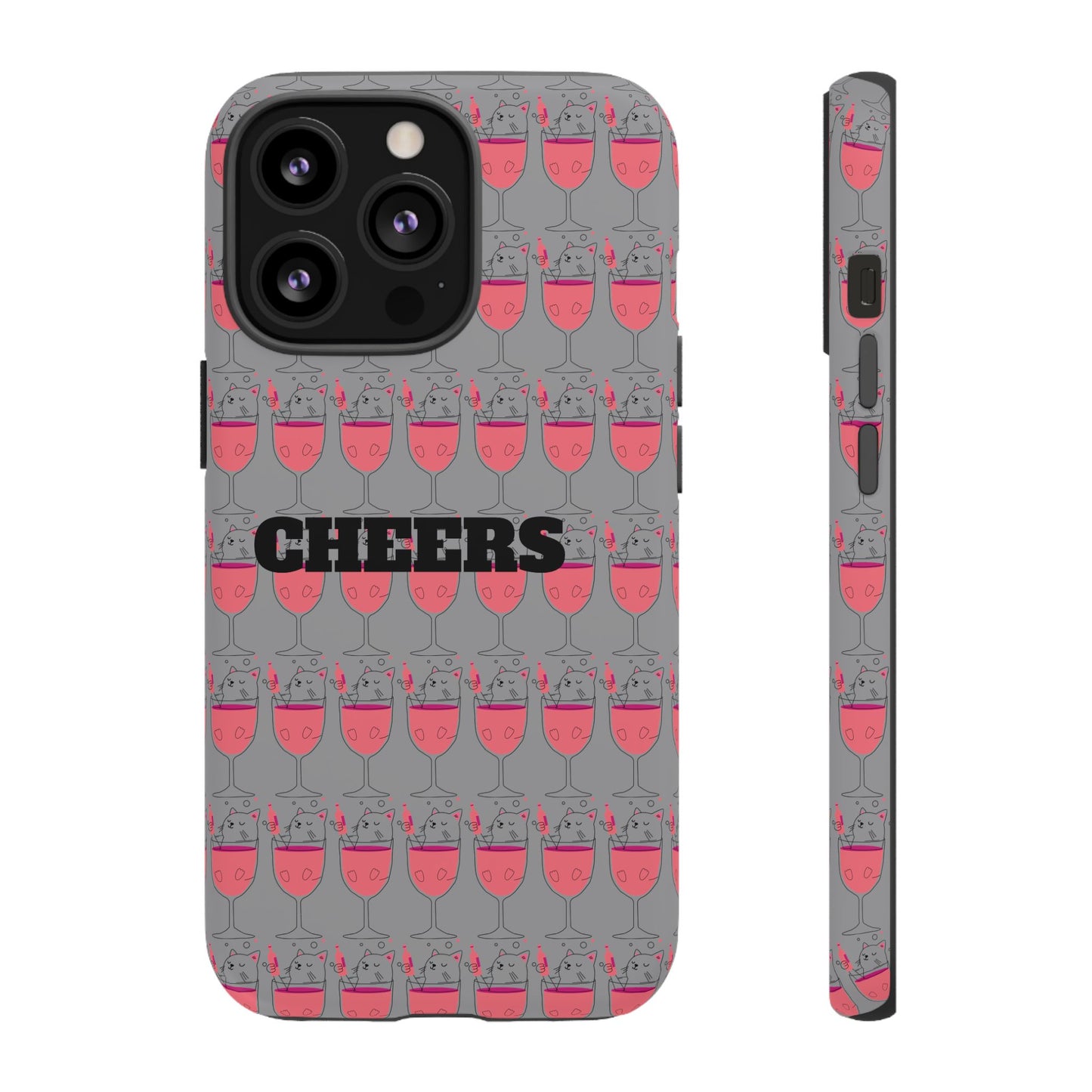 Cheers Phone Case, Fun Protective Case for Party Lovers, Gift for Birthdays, Anniversaries, Graduation, Custom Phone Cover
