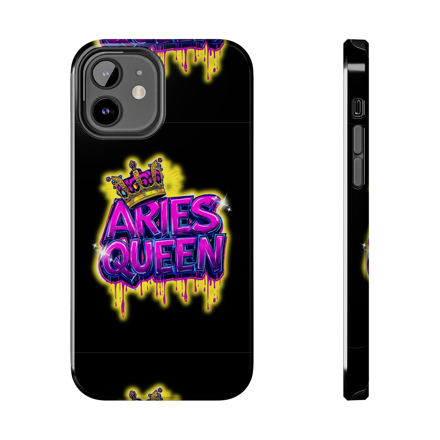 Aries Queen Tough Phone Cases - Vivid Design, Durable Protection, Aries Gifts, Astrology Accessories, Colorful Phone Cover