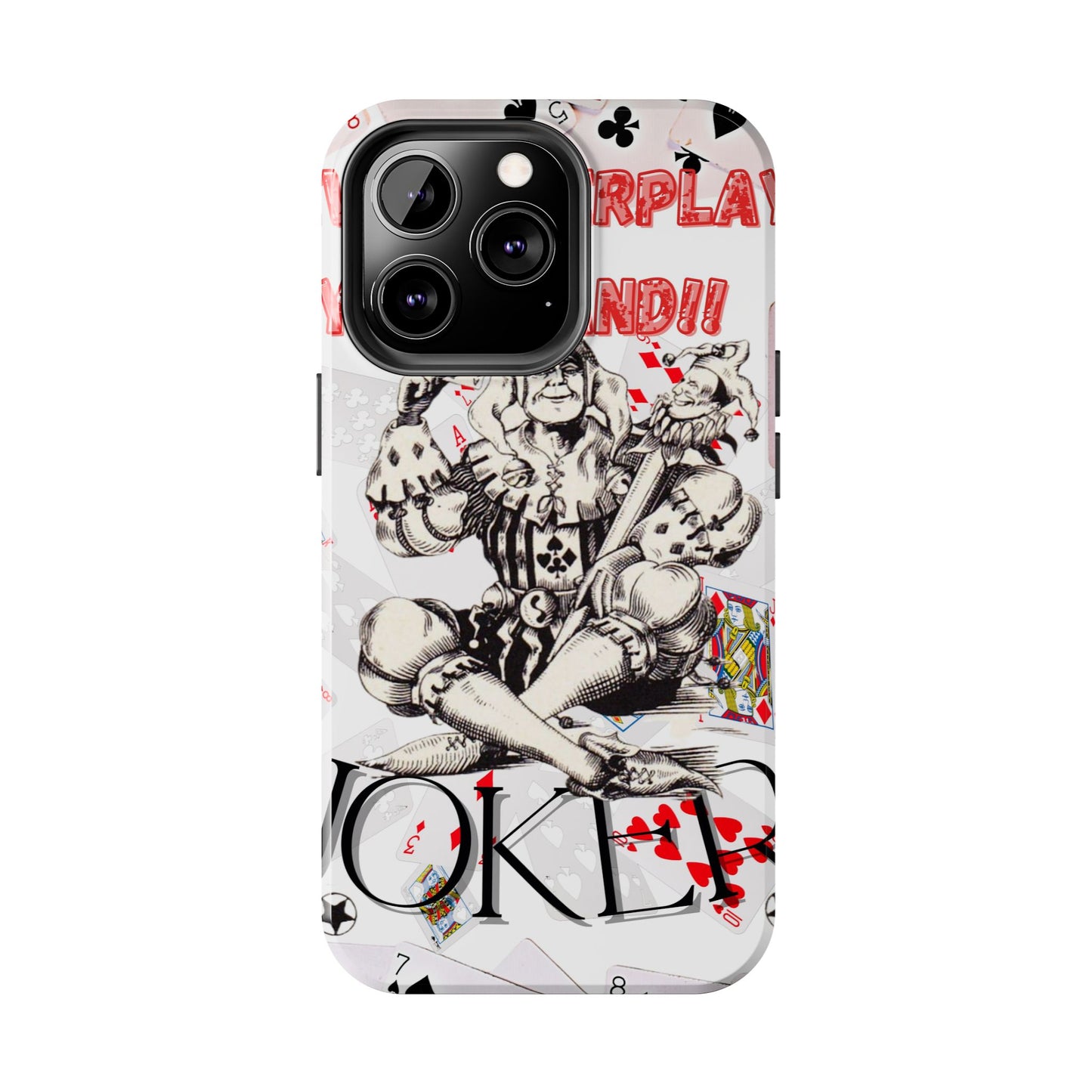 Bold Joker Phone Case - Unique Tough Cover for Gamers, Stylish Protection, Gift for Card Players, Fun Design for Phone Lovers
