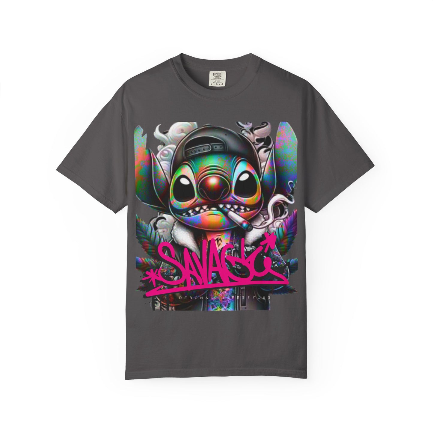 Savage Vibe Unisex Garment-Dyed T-Shirt, Streetwear, Graphic Tee, Cool Casual Wear, Unique Gift, Art-Inspired Fashion