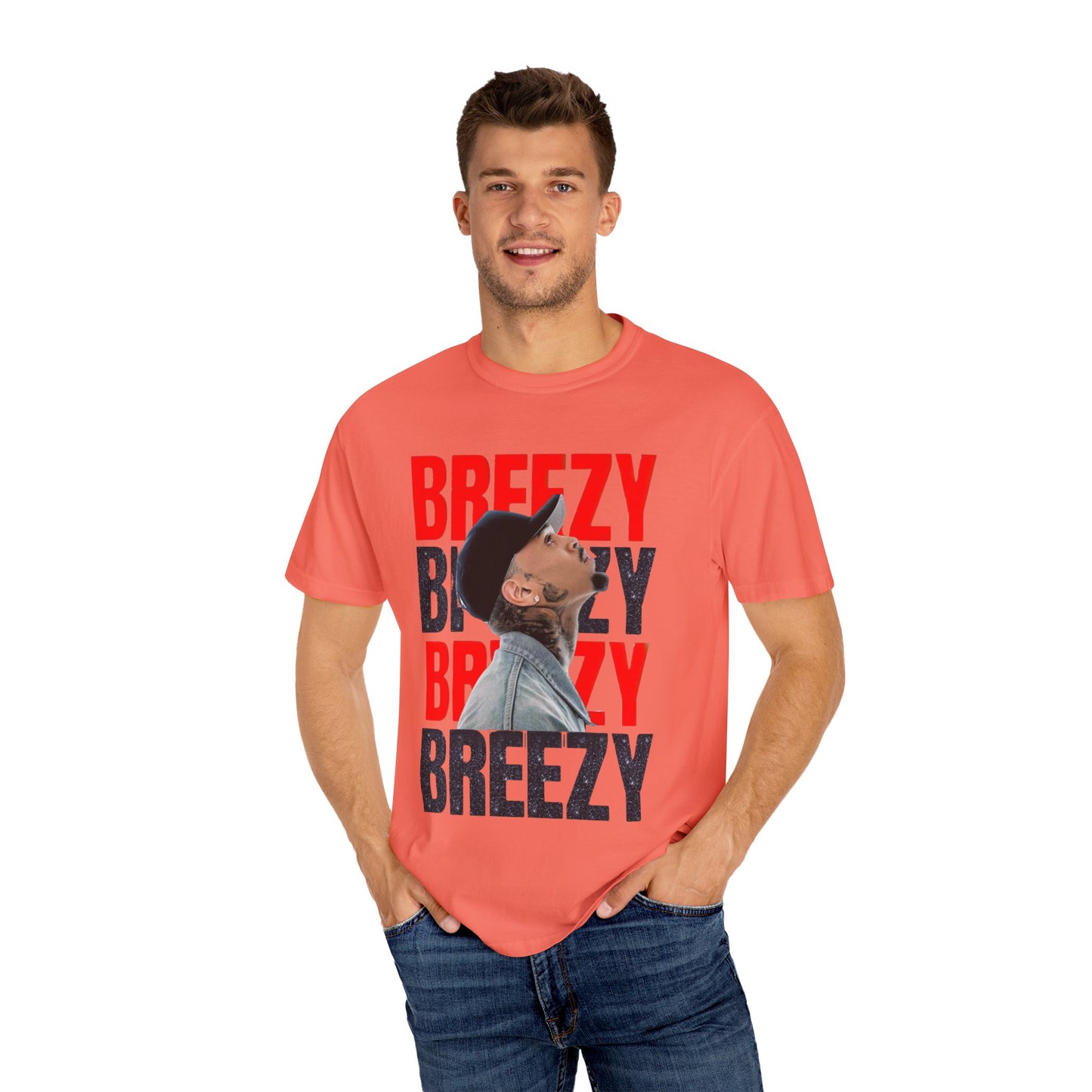 Trendy Unisex Graphic T-Shirt Inspired by Breezy Vibes, Perfect for Casual Wear, Street Fashion, Music Lovers, Gifts