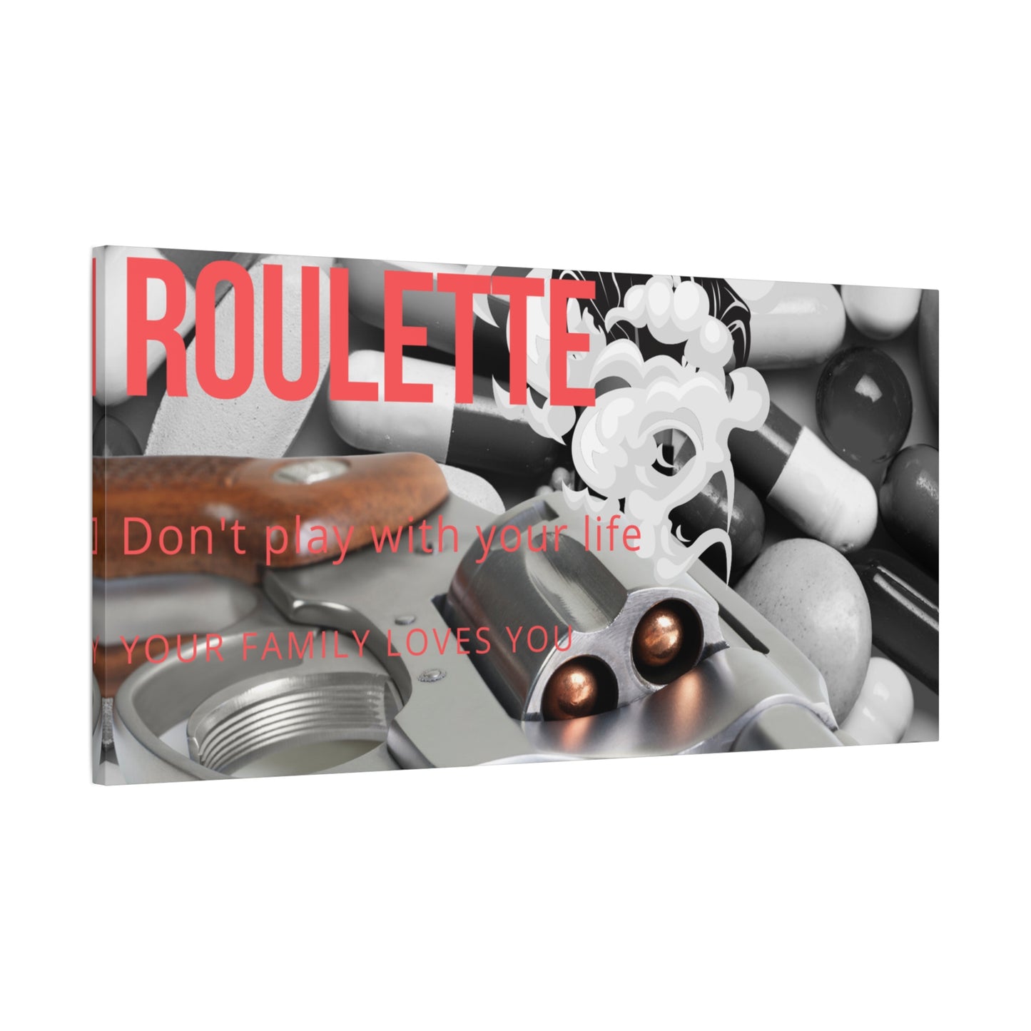 Bold Message Canvas Art, Wall Decor for Awareness, Mental Health Awareness, Home Office Decor, Unique Gift Idea