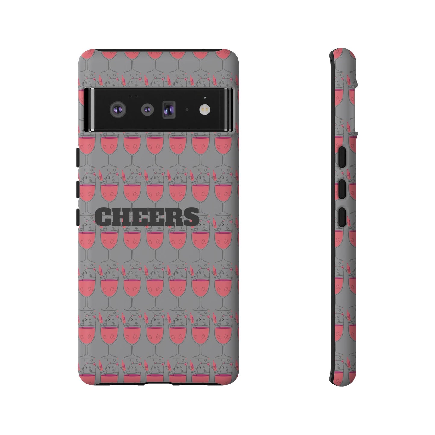 Cheers Phone Case, Fun Protective Case for Party Lovers, Gift for Birthdays, Anniversaries, Graduation, Custom Phone Cover