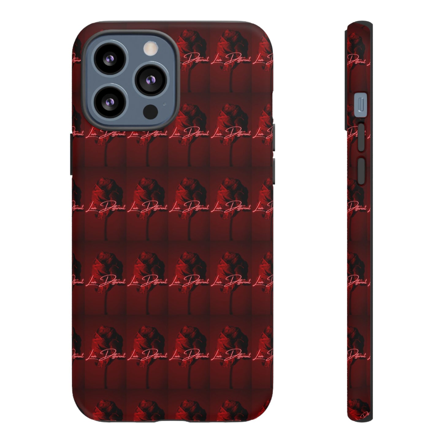 Red Patterned Phone Case | Tough Cases for Stylish Protection, Trendy Cell Cover, Unique Gifts for Tech Lovers, Modern Design