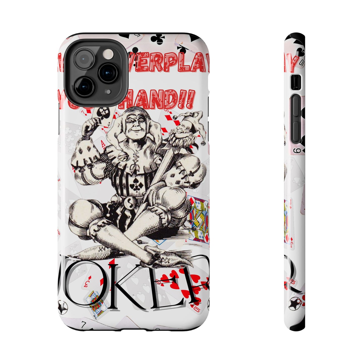 Bold Joker Phone Case - Unique Tough Cover for Gamers, Stylish Protection, Gift for Card Players, Fun Design for Phone Lovers