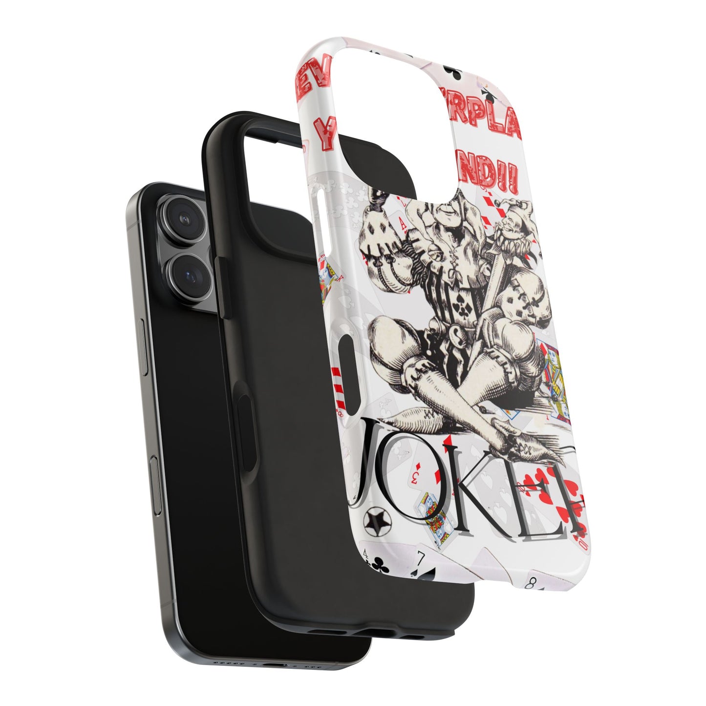 Bold Joker Phone Case - Unique Tough Cover for Gamers, Stylish Protection, Gift for Card Players, Fun Design for Phone Lovers