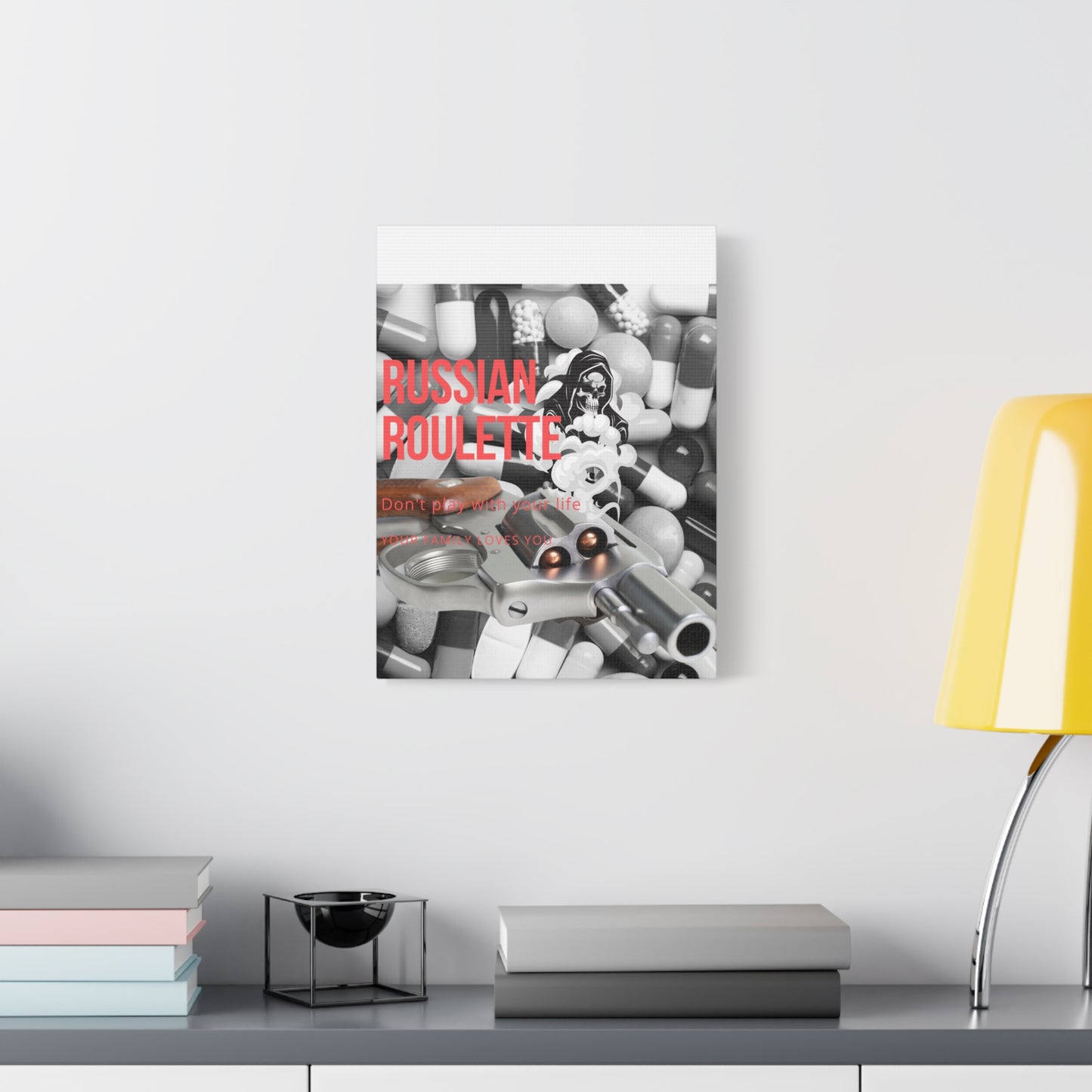 Bold Message Canvas Art, Wall Decor for Awareness, Mental Health Awareness, Home Office Decor, Unique Gift Idea