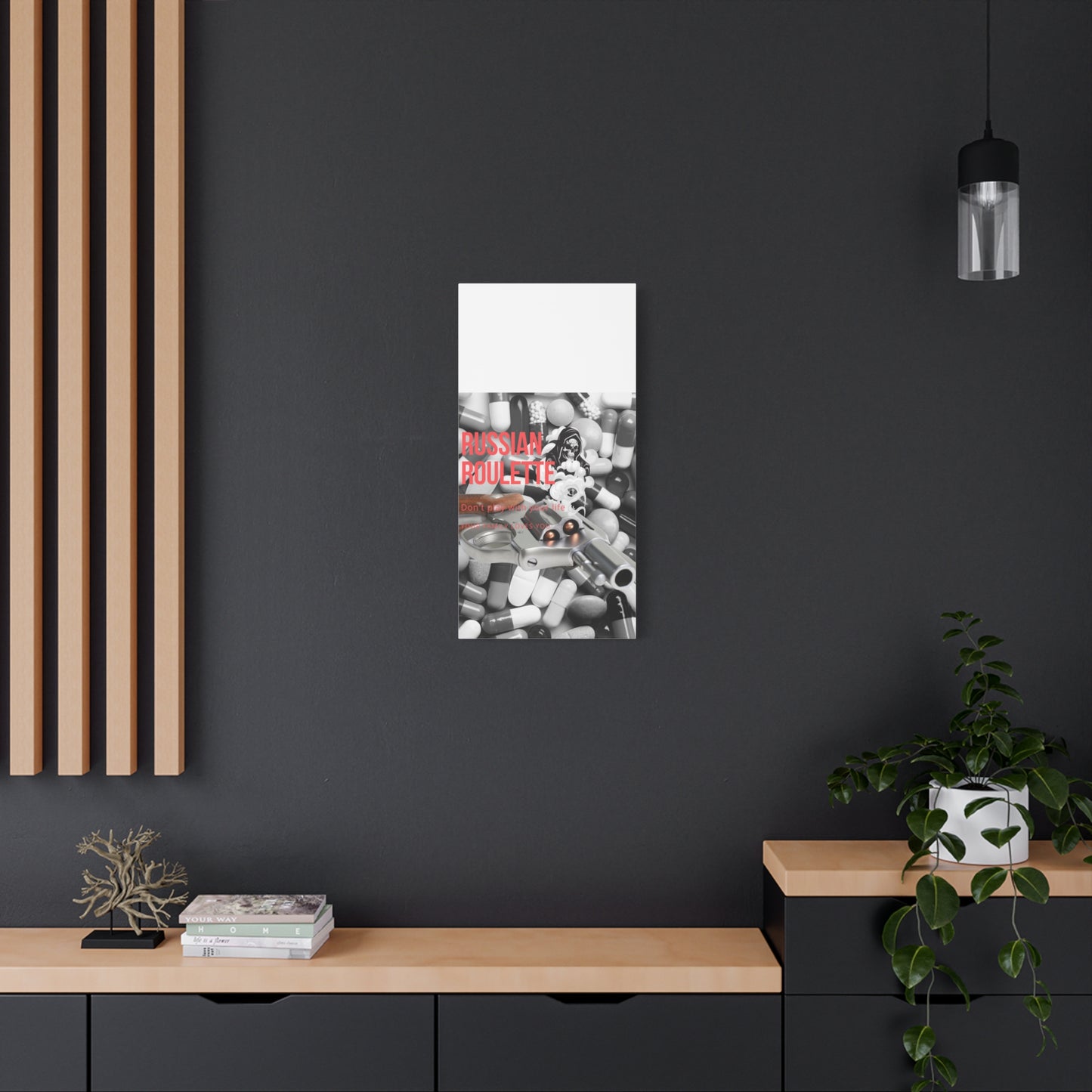 Bold Message Canvas Art, Wall Decor for Awareness, Mental Health Awareness, Home Office Decor, Unique Gift Idea