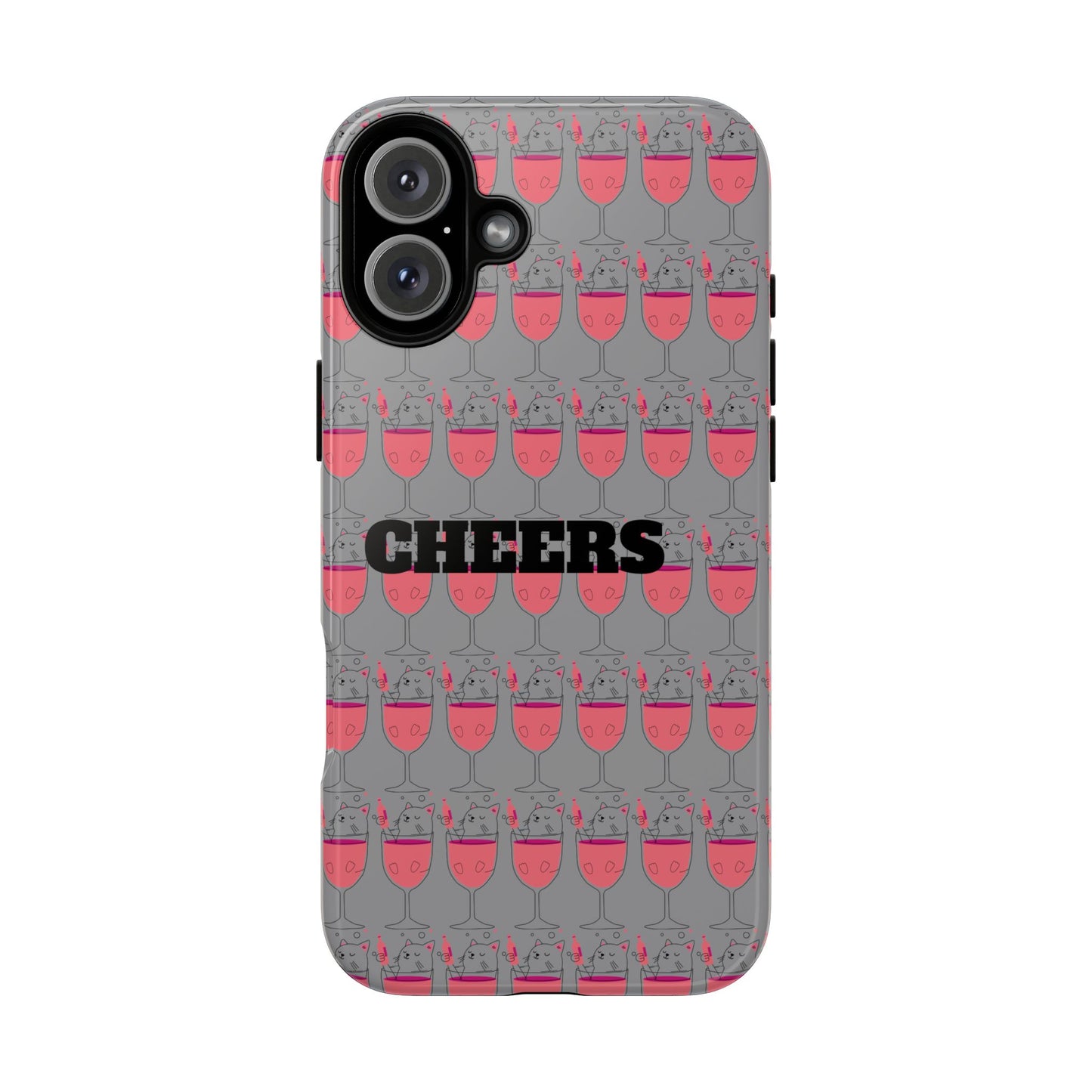 Cheers Phone Case, Fun Protective Case for Party Lovers, Gift for Birthdays, Anniversaries, Graduation, Custom Phone Cover