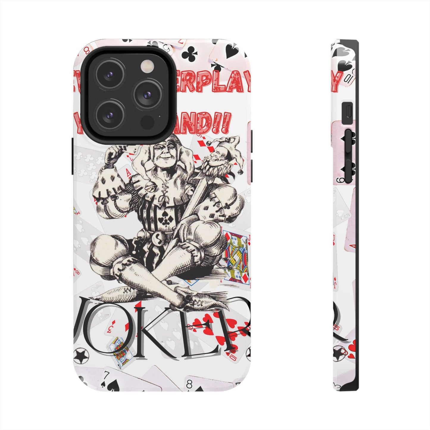 Bold Joker Phone Case - Unique Tough Cover for Gamers, Stylish Protection, Gift for Card Players, Fun Design for Phone Lovers