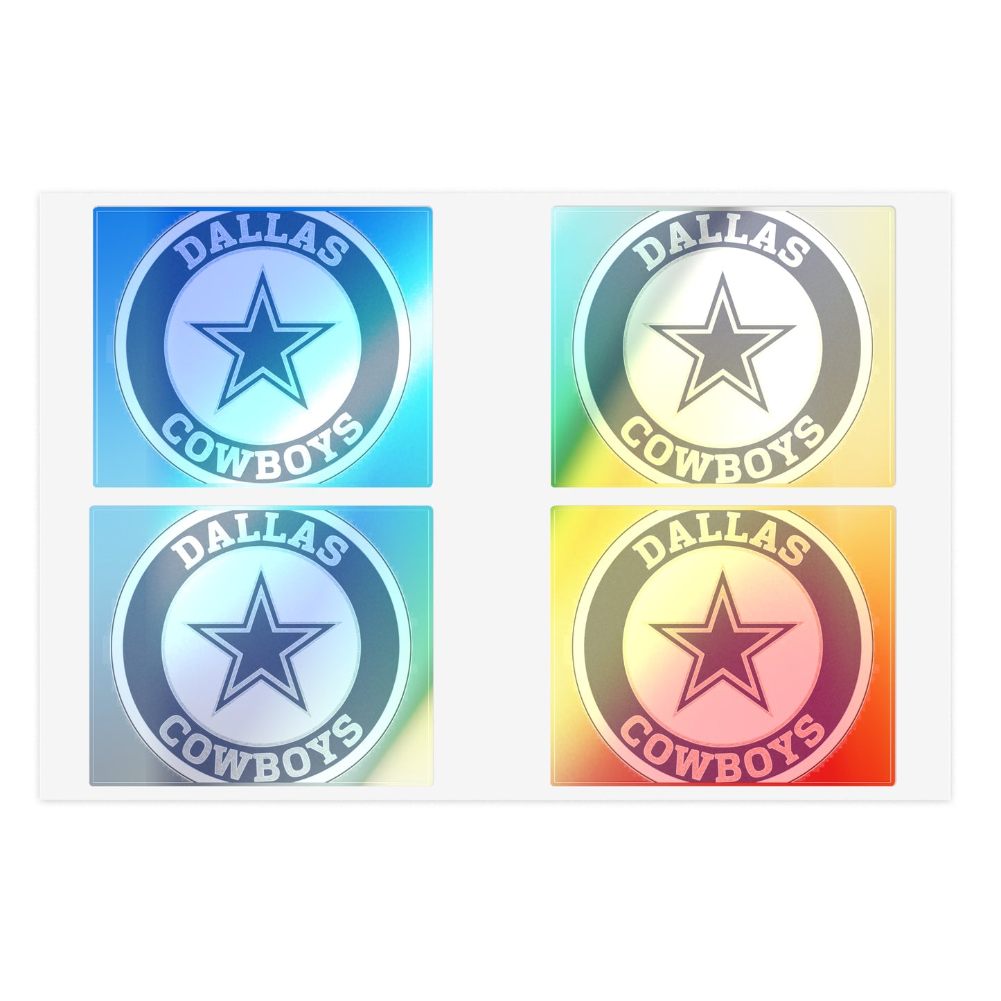 Dallas Cowboys Sticker Sheets, Team Fan Art, NFL Decor, Sports Gifts, Planner Stickers, Scrapbooking Supplies