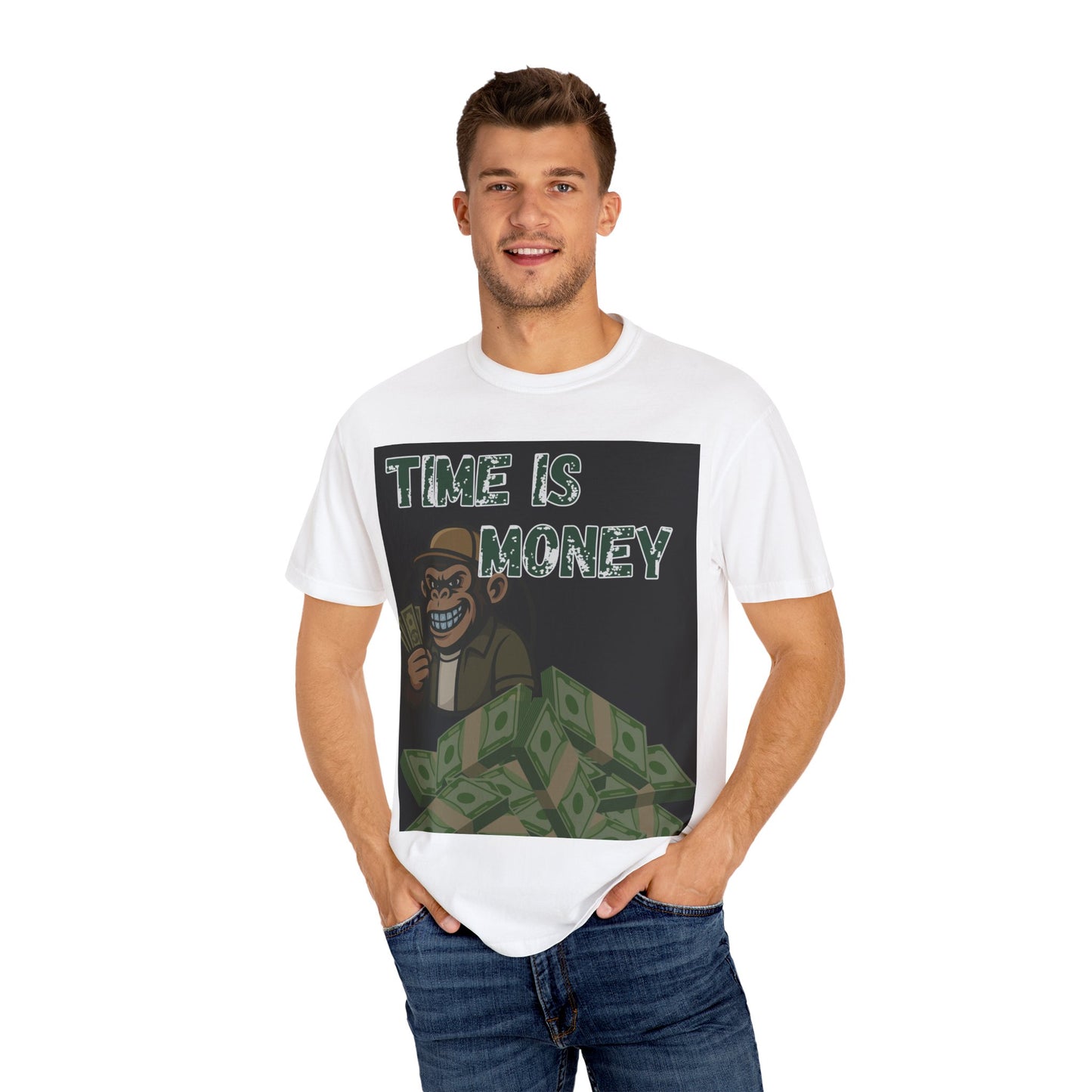 Money Motivation T-Shirt, Funny Graphic Tee, Casual Wear, Gift for Him, Relaxed Fit Unisex Top, Streetwear Style