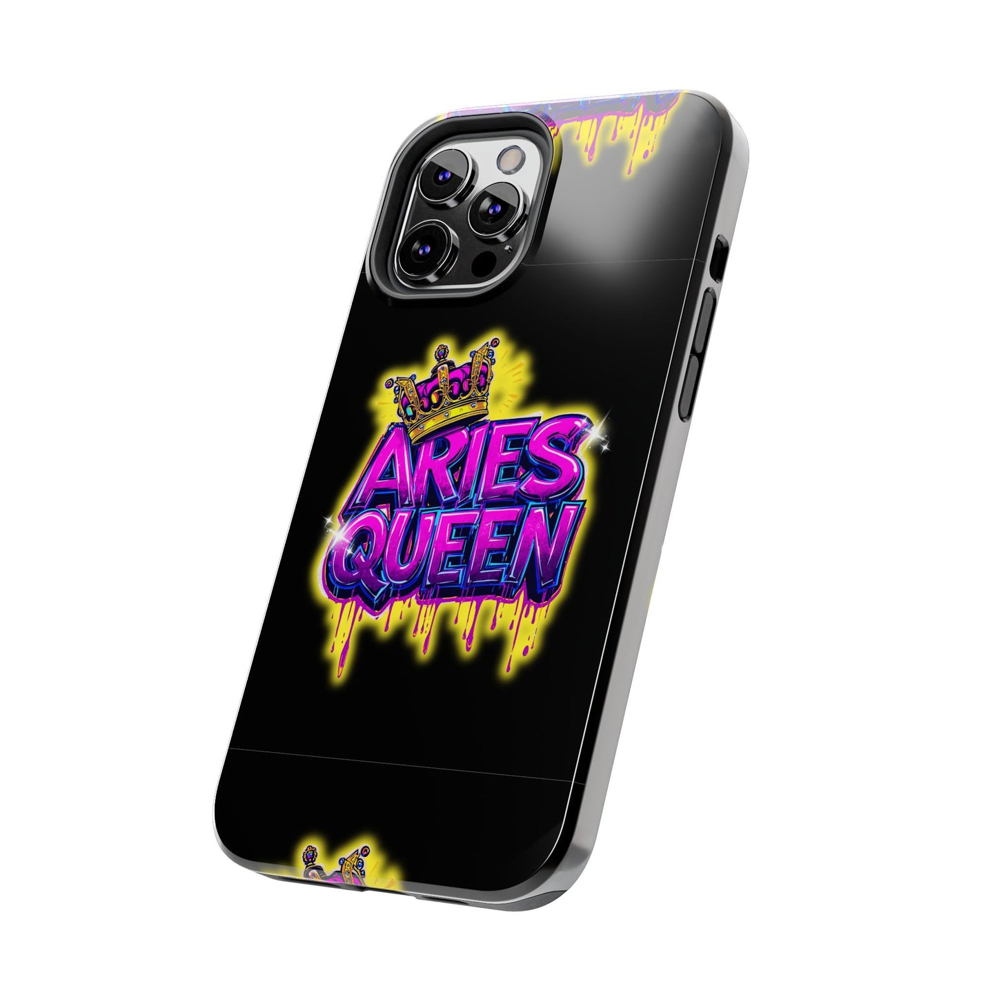 Aries Queen Tough Phone Cases - Vivid Design, Durable Protection, Aries Gifts, Astrology Accessories, Colorful Phone Cover
