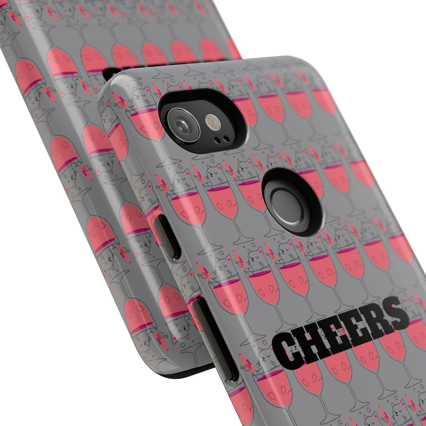 Cheers Phone Case, Fun Protective Case for Party Lovers, Gift for Birthdays, Anniversaries, Graduation, Custom Phone Cover