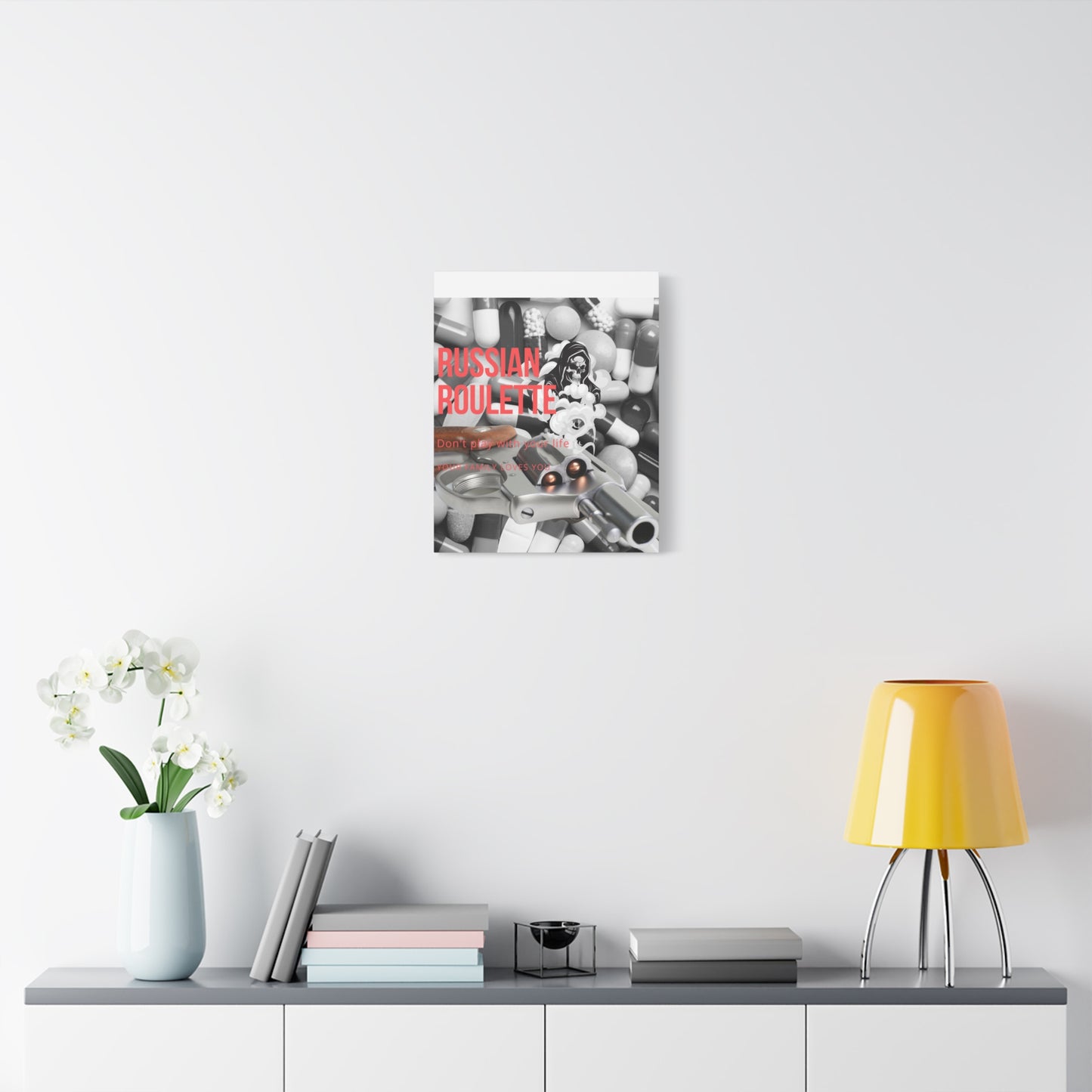 Bold Message Canvas Art, Wall Decor for Awareness, Mental Health Awareness, Home Office Decor, Unique Gift Idea