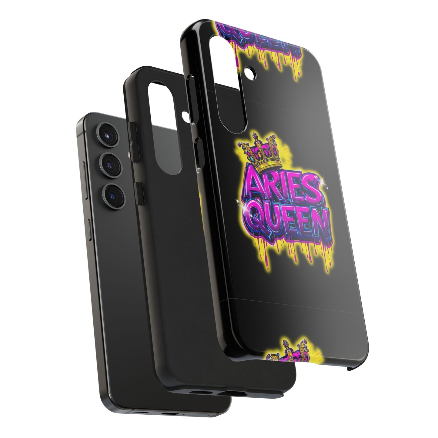 Aries Queen Tough Phone Cases - Vivid Design, Durable Protection, Aries Gifts, Astrology Accessories, Colorful Phone Cover