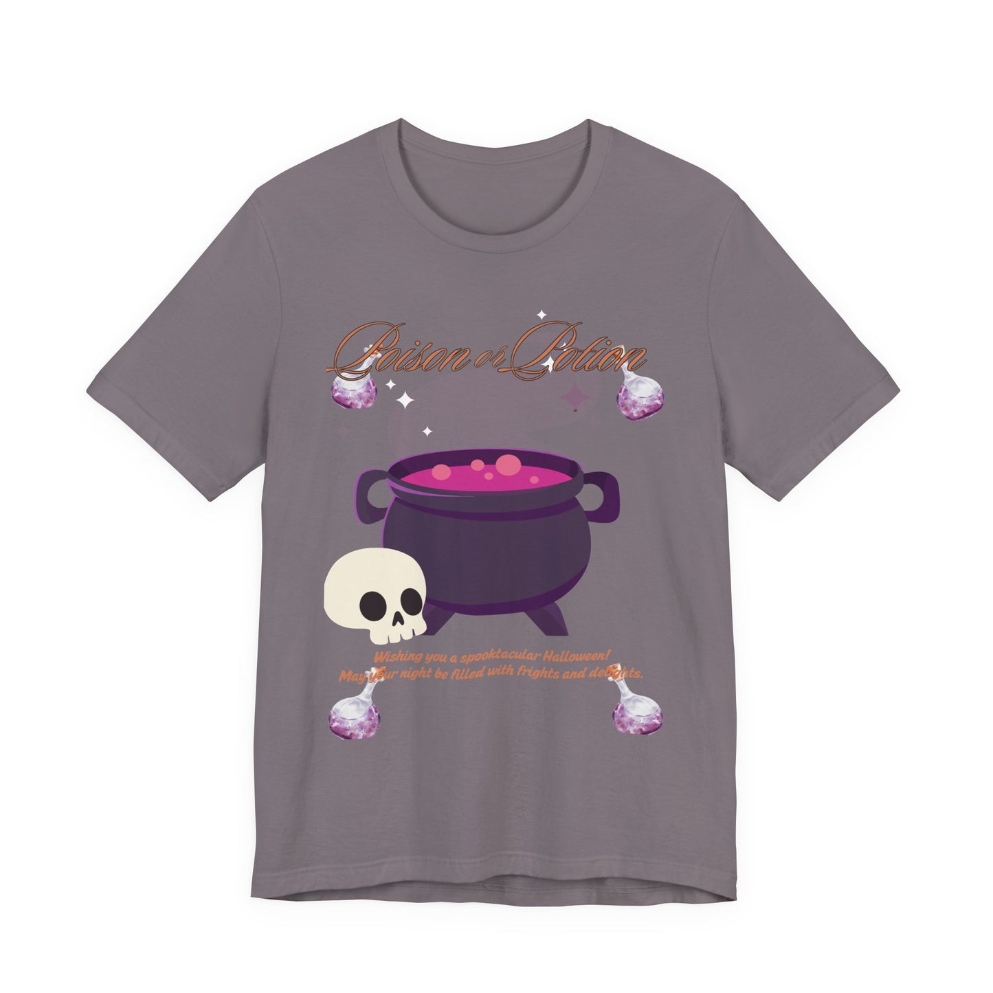 Potion-Themed Unisex Jersey T-Shirt | Perfect for Halloween, Witchy Vibes, Gift for Her, Everyday Wear, and Cozy Nights