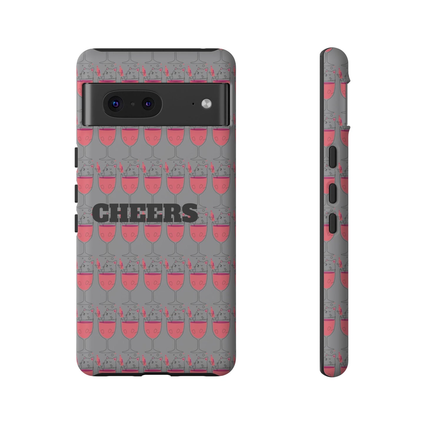 Cheers Phone Case, Fun Protective Case for Party Lovers, Gift for Birthdays, Anniversaries, Graduation, Custom Phone Cover