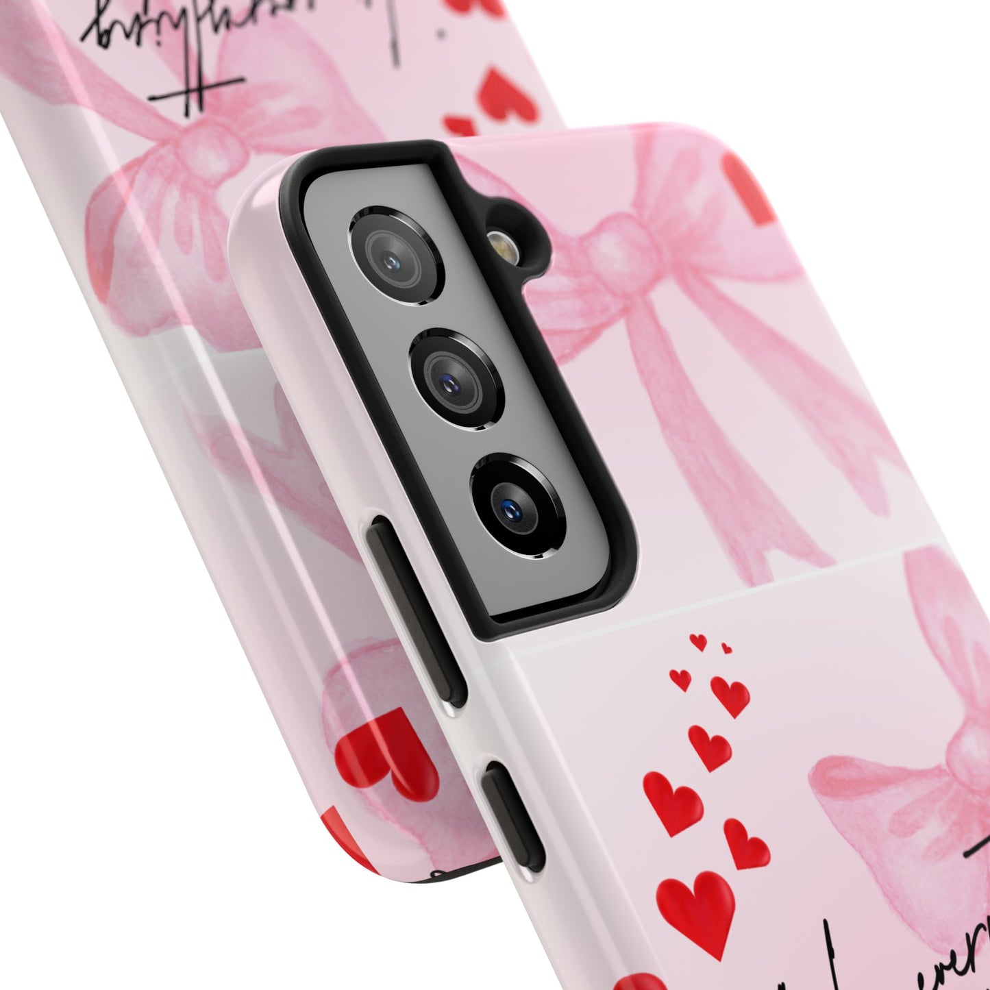 Stylish Tough Phone Cases with Heart Design - Perfect for Gifts, Valentines, Love, Friendship, Personal Expression