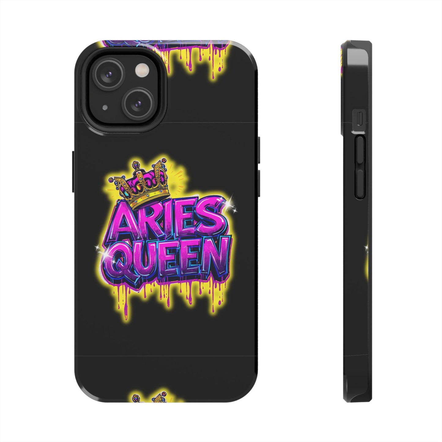 Aries Queen Tough Phone Cases - Vivid Design, Durable Protection, Aries Gifts, Astrology Accessories, Colorful Phone Cover