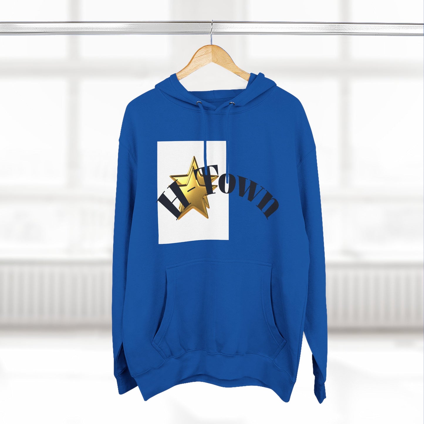 H-Town Fleece Hoodie, Cozy Sweatshirt for Urban Flair, Perfect for Casual Wear, Gifts for Friends, Street Style Essential, Unisex Hoodie