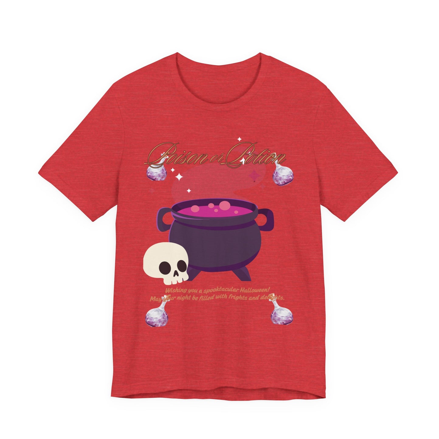 Potion-Themed Unisex Jersey T-Shirt | Perfect for Halloween, Witchy Vibes, Gift for Her, Everyday Wear, and Cozy Nights