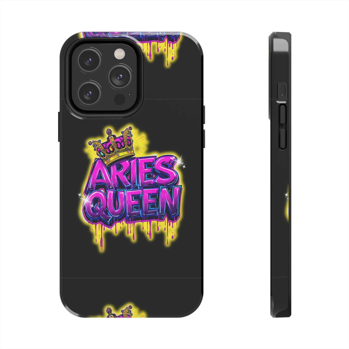 Aries Queen Tough Phone Cases - Vivid Design, Durable Protection, Aries Gifts, Astrology Accessories, Colorful Phone Cover