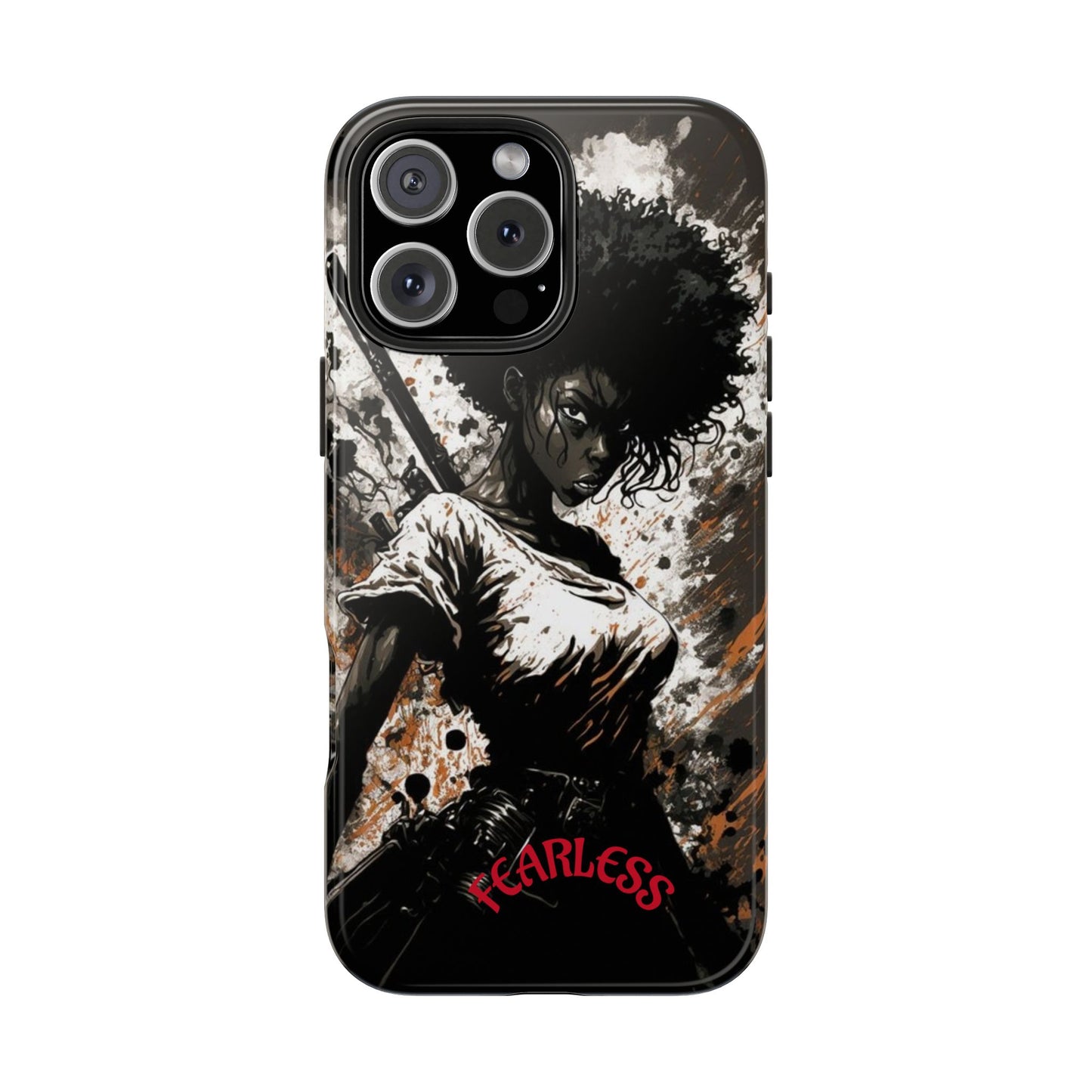 Fearless Tough Phone Cases for Adventurers, Unique Gifts for Him/Her, Durable Phone Accessories, Art-inspired Cases, Stylish Protection