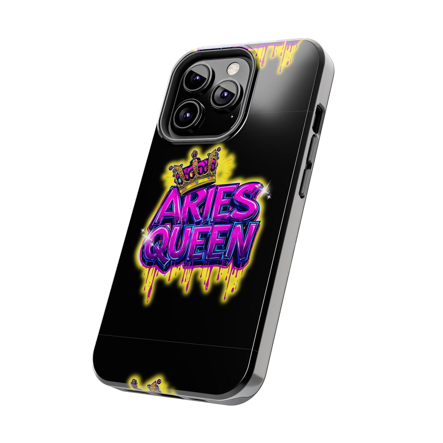 Aries Queen Tough Phone Cases - Vivid Design, Durable Protection, Aries Gifts, Astrology Accessories, Colorful Phone Cover