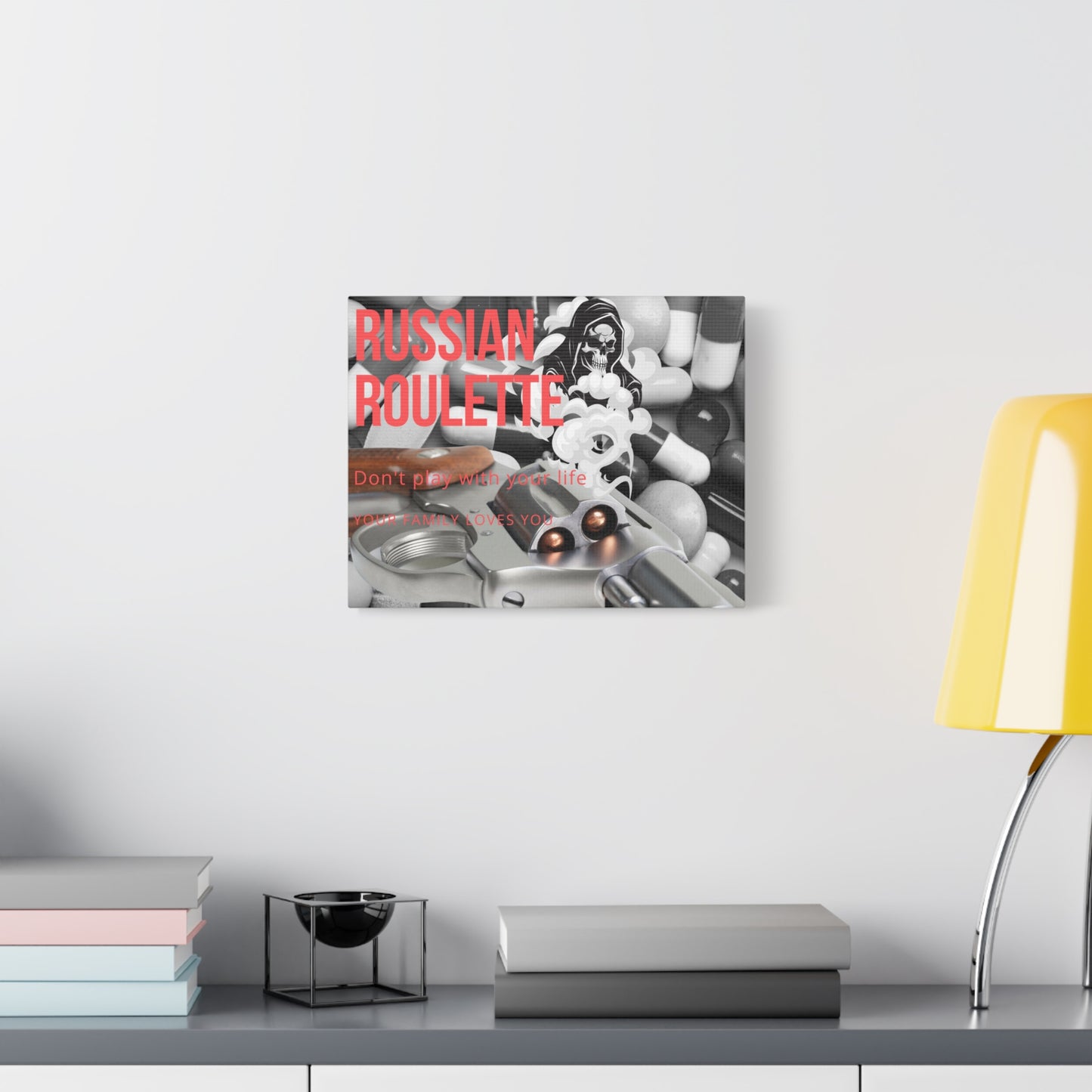 Bold Message Canvas Art, Wall Decor for Awareness, Mental Health Awareness, Home Office Decor, Unique Gift Idea