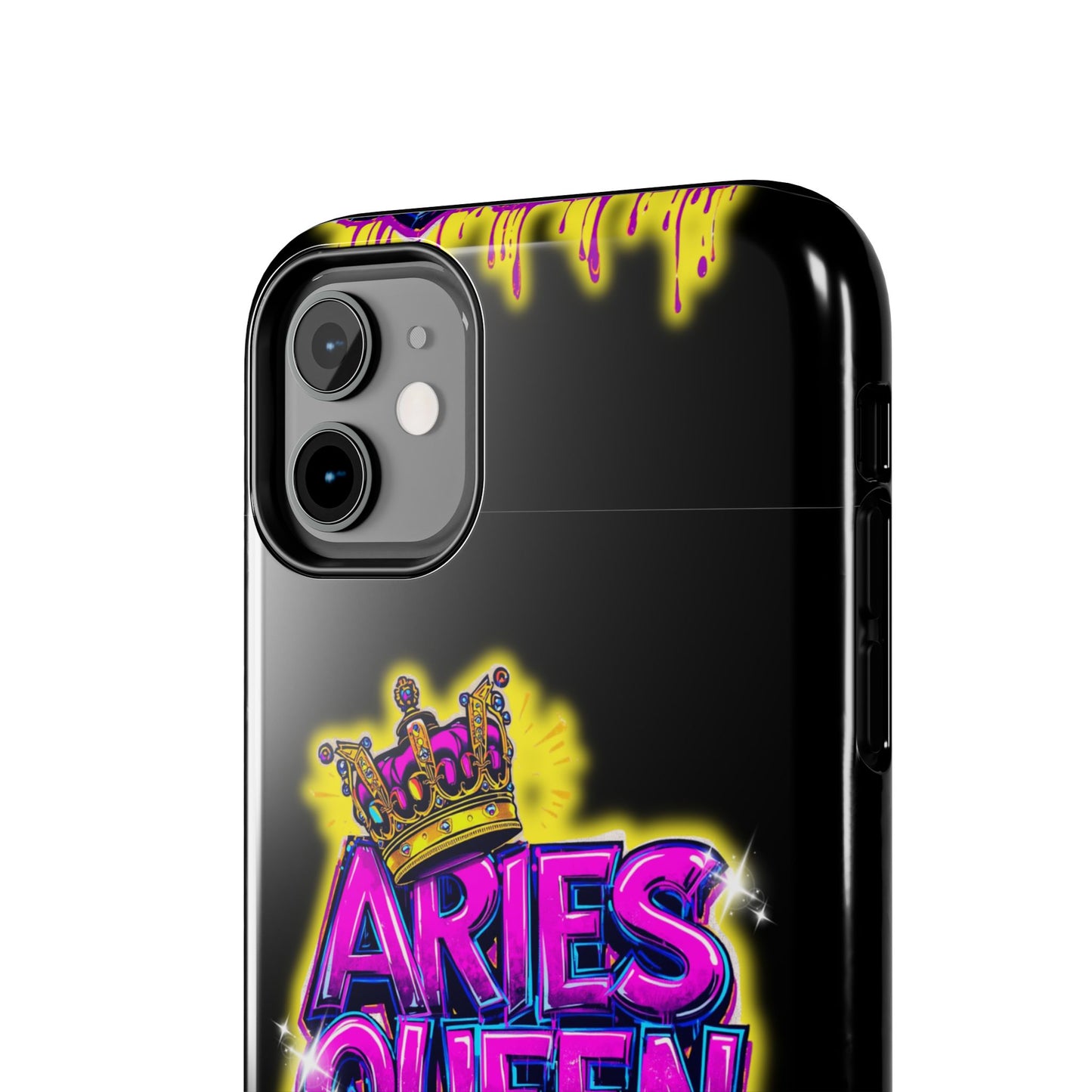 Aries Queen Tough Phone Cases - Vivid Design, Durable Protection, Aries Gifts, Astrology Accessories, Colorful Phone Cover