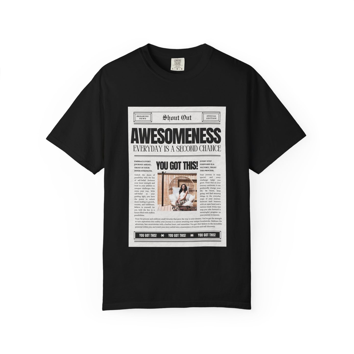Motivational T-Shirt, Graphic Tee, Positive Vibes Shirt, Gifts for Friends, Everyday Wear, Encouragement Apparel