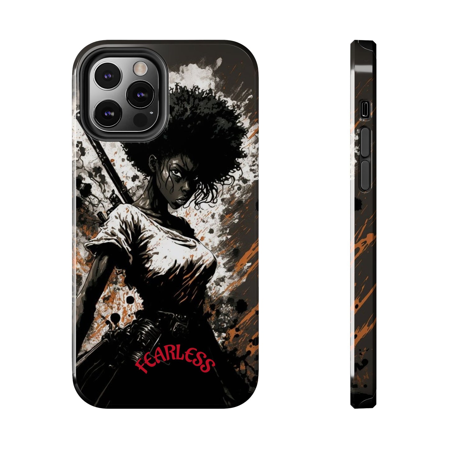 Fearless Tough Phone Cases for Adventurers, Unique Gifts for Him/Her, Durable Phone Accessories, Art-inspired Cases, Stylish Protection