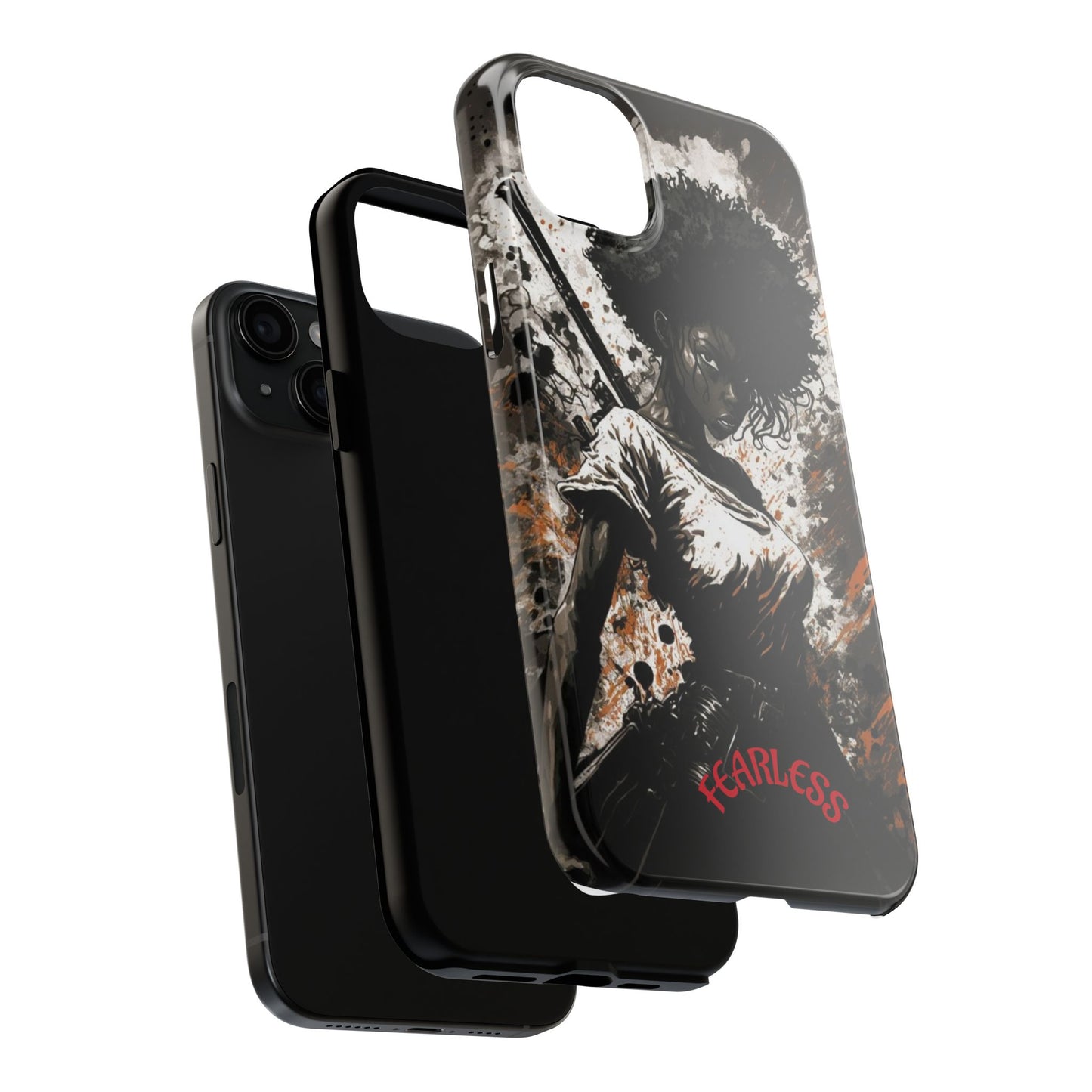 Fearless Tough Phone Cases for Adventurers, Unique Gifts for Him/Her, Durable Phone Accessories, Art-inspired Cases, Stylish Protection