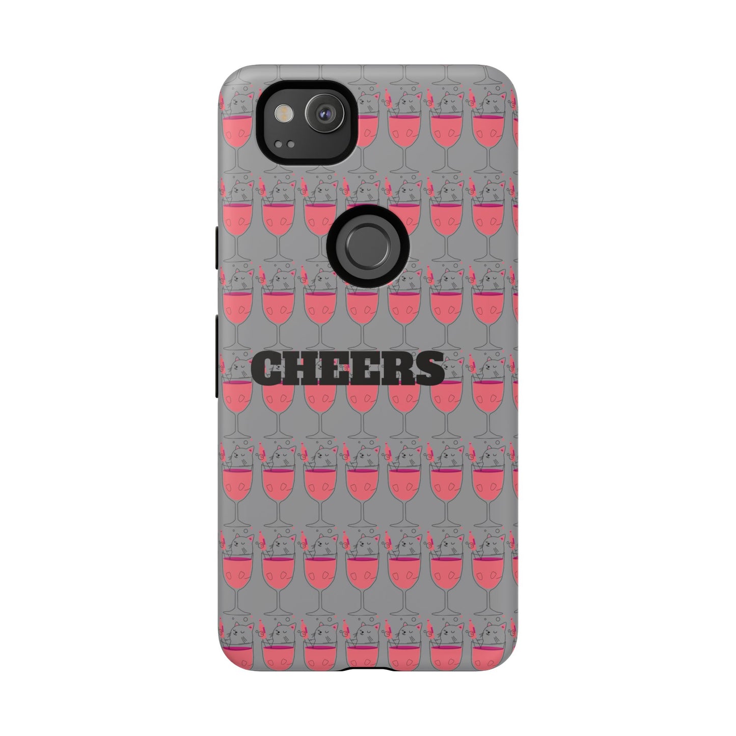 Cheers Phone Case, Fun Protective Case for Party Lovers, Gift for Birthdays, Anniversaries, Graduation, Custom Phone Cover