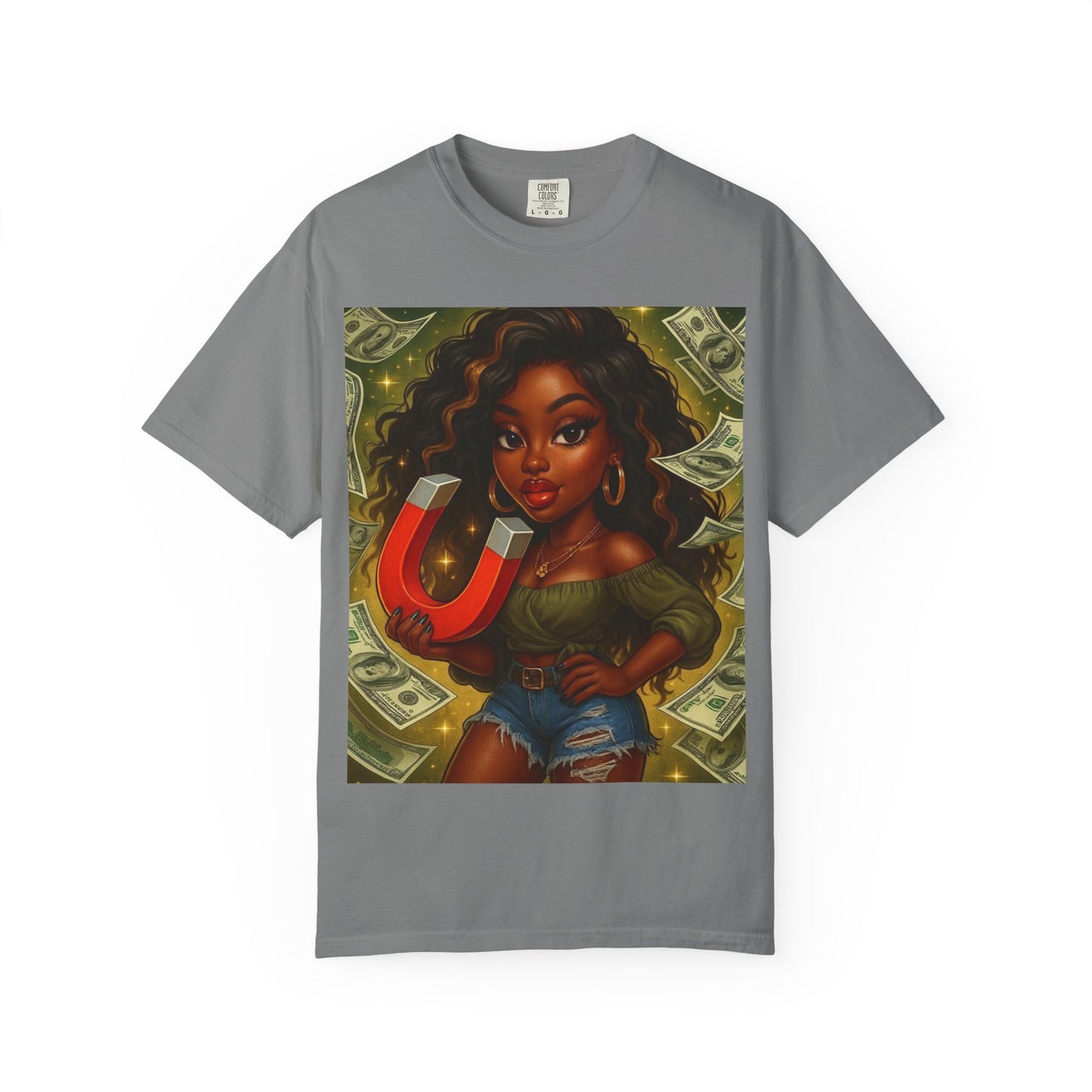 Magnet Money T-Shirt, Unisex Gift, Fashionable Tee, Casual Wear, Unique Graphic Design, Birthday, Motivational Apparel