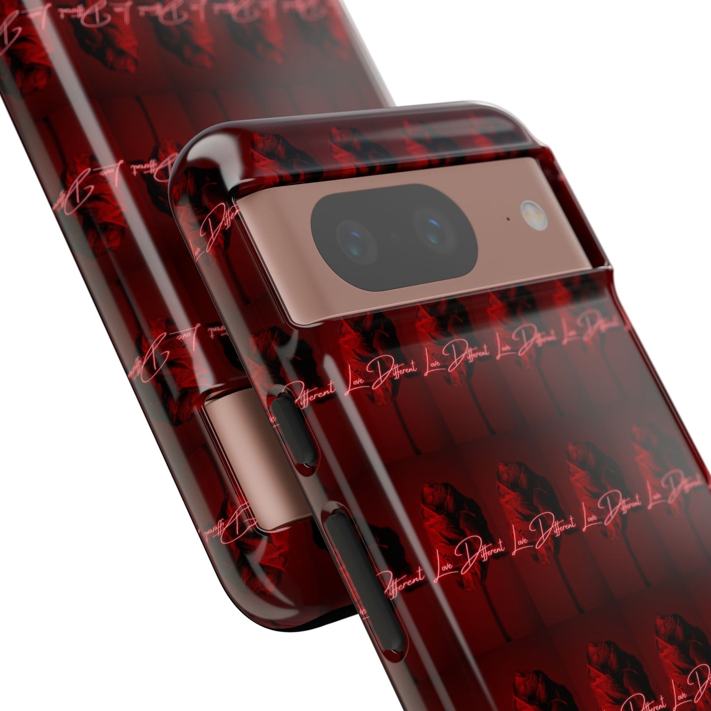 Red Patterned Phone Case | Tough Cases for Stylish Protection, Trendy Cell Cover, Unique Gifts for Tech Lovers, Modern Design