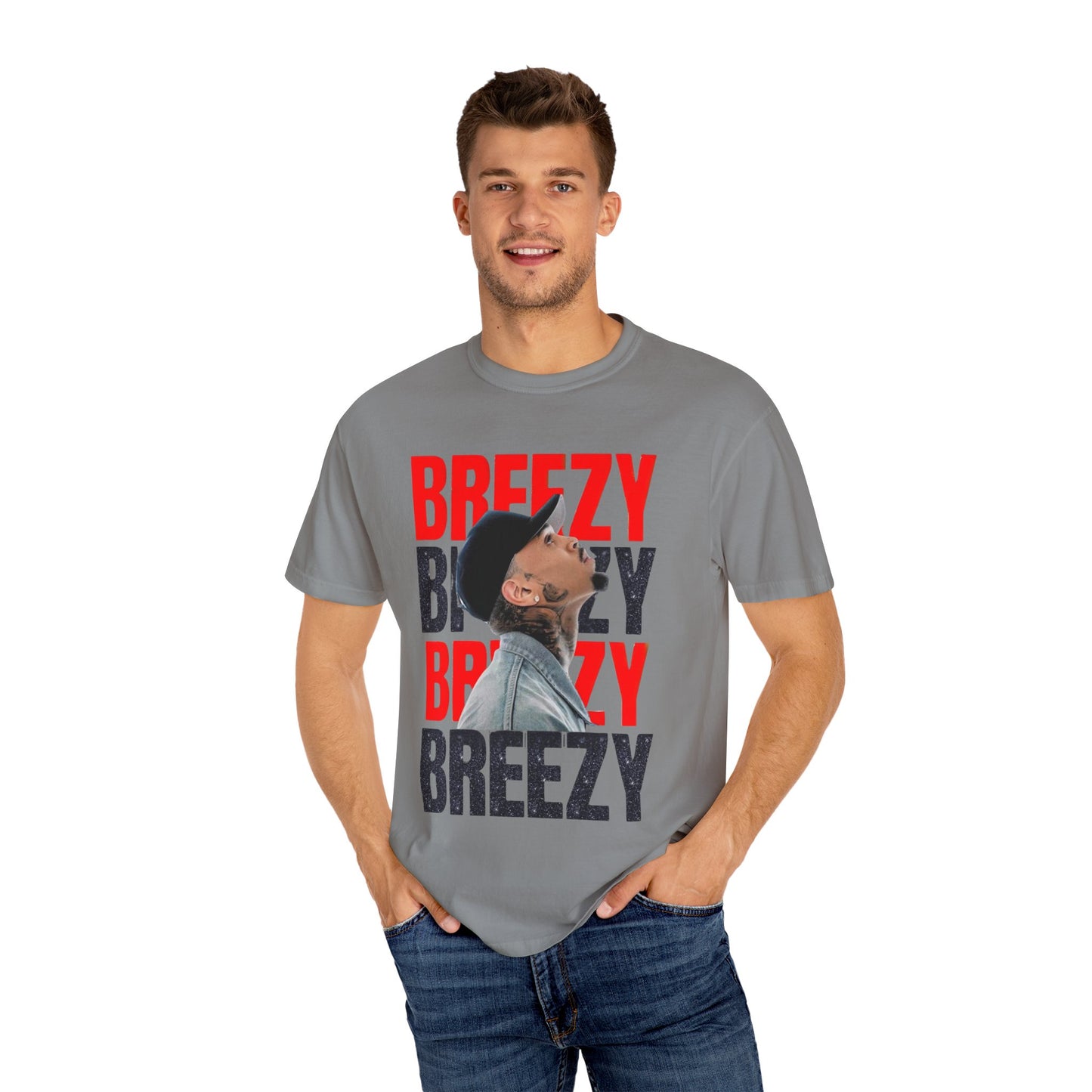 Trendy Unisex Graphic T-Shirt Inspired by Breezy Vibes, Perfect for Casual Wear, Street Fashion, Music Lovers, Gifts