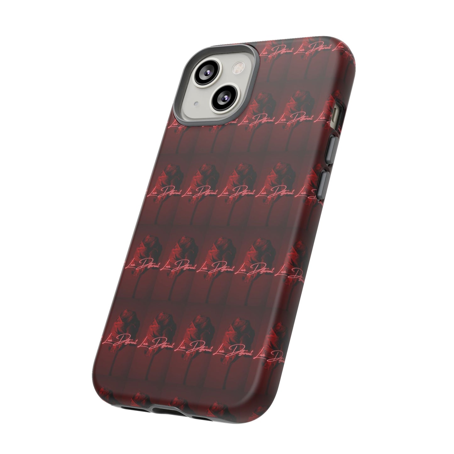 Red Patterned Phone Case | Tough Cases for Stylish Protection, Trendy Cell Cover, Unique Gifts for Tech Lovers, Modern Design
