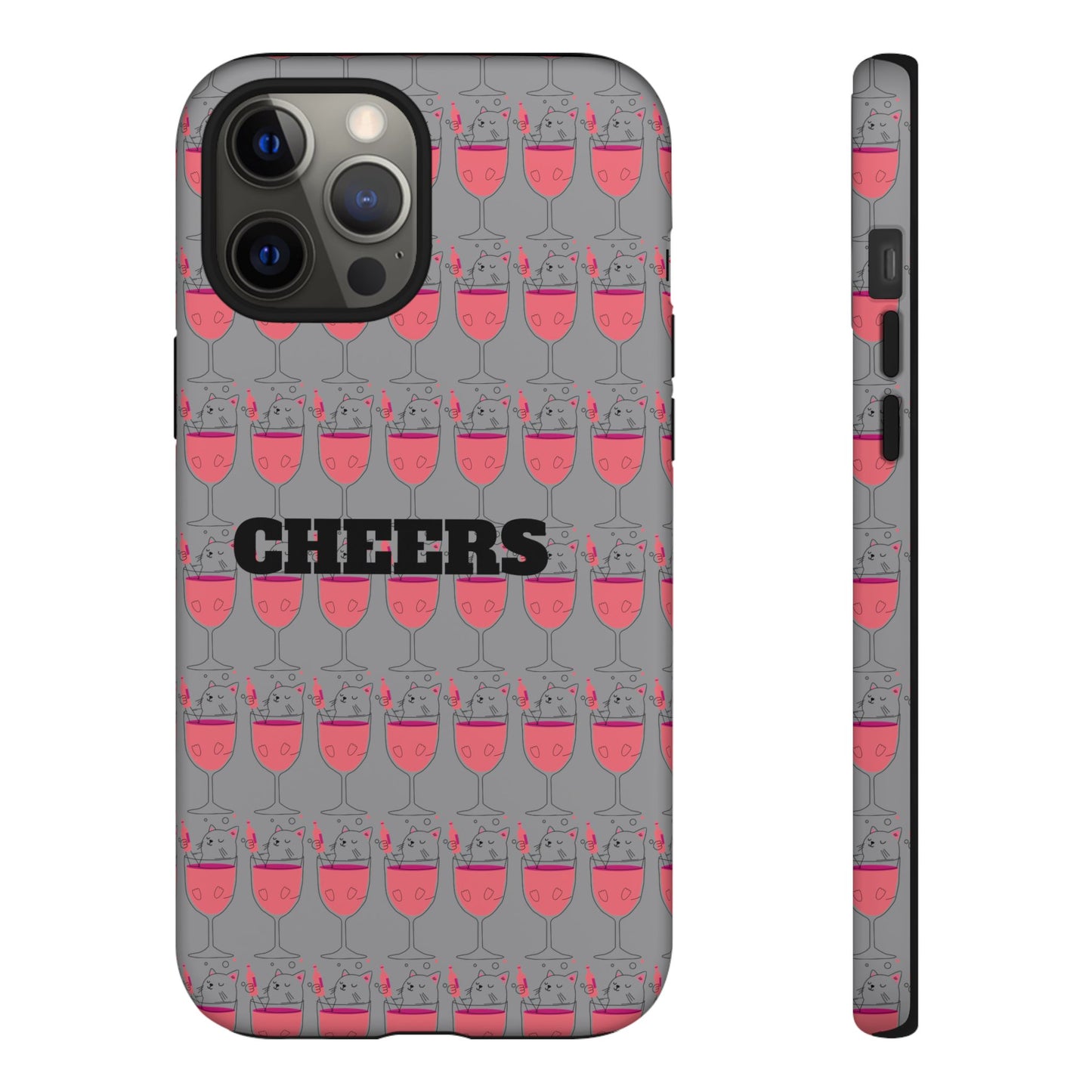 Cheers Phone Case, Fun Protective Case for Party Lovers, Gift for Birthdays, Anniversaries, Graduation, Custom Phone Cover