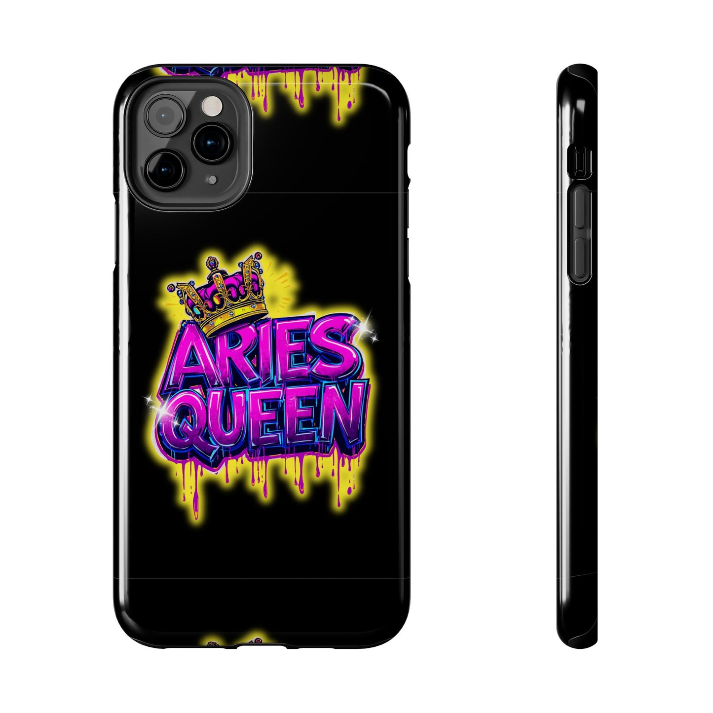 Aries Queen Tough Phone Cases - Vivid Design, Durable Protection, Aries Gifts, Astrology Accessories, Colorful Phone Cover