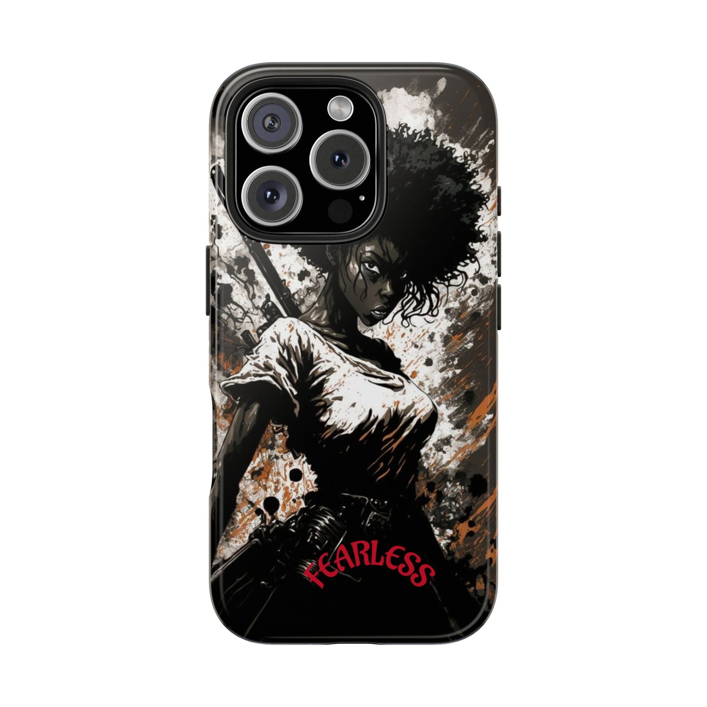 Fearless Tough Phone Cases for Adventurers, Unique Gifts for Him/Her, Durable Phone Accessories, Art-inspired Cases, Stylish Protection