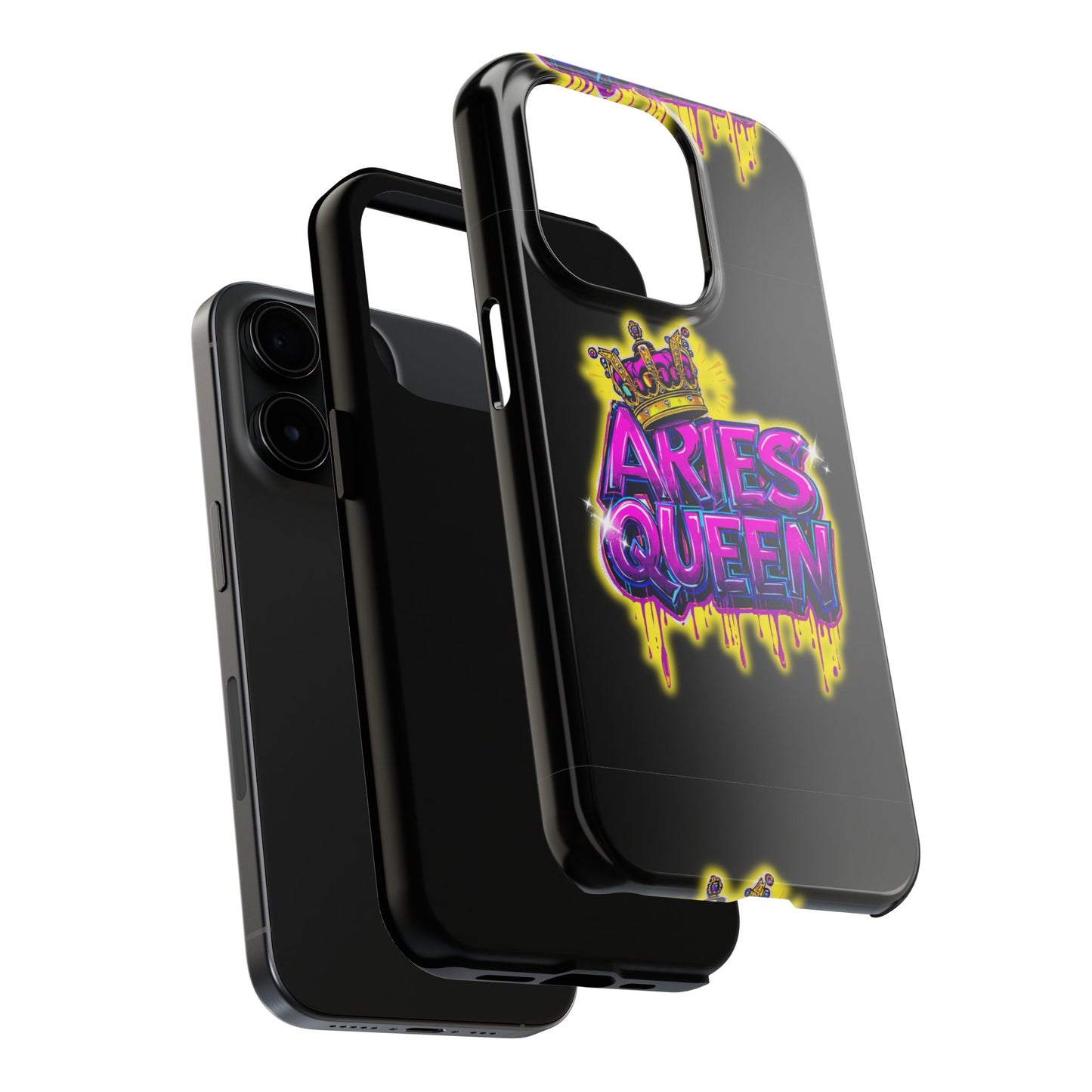 Aries Queen Tough Phone Cases - Vivid Design, Durable Protection, Aries Gifts, Astrology Accessories, Colorful Phone Cover