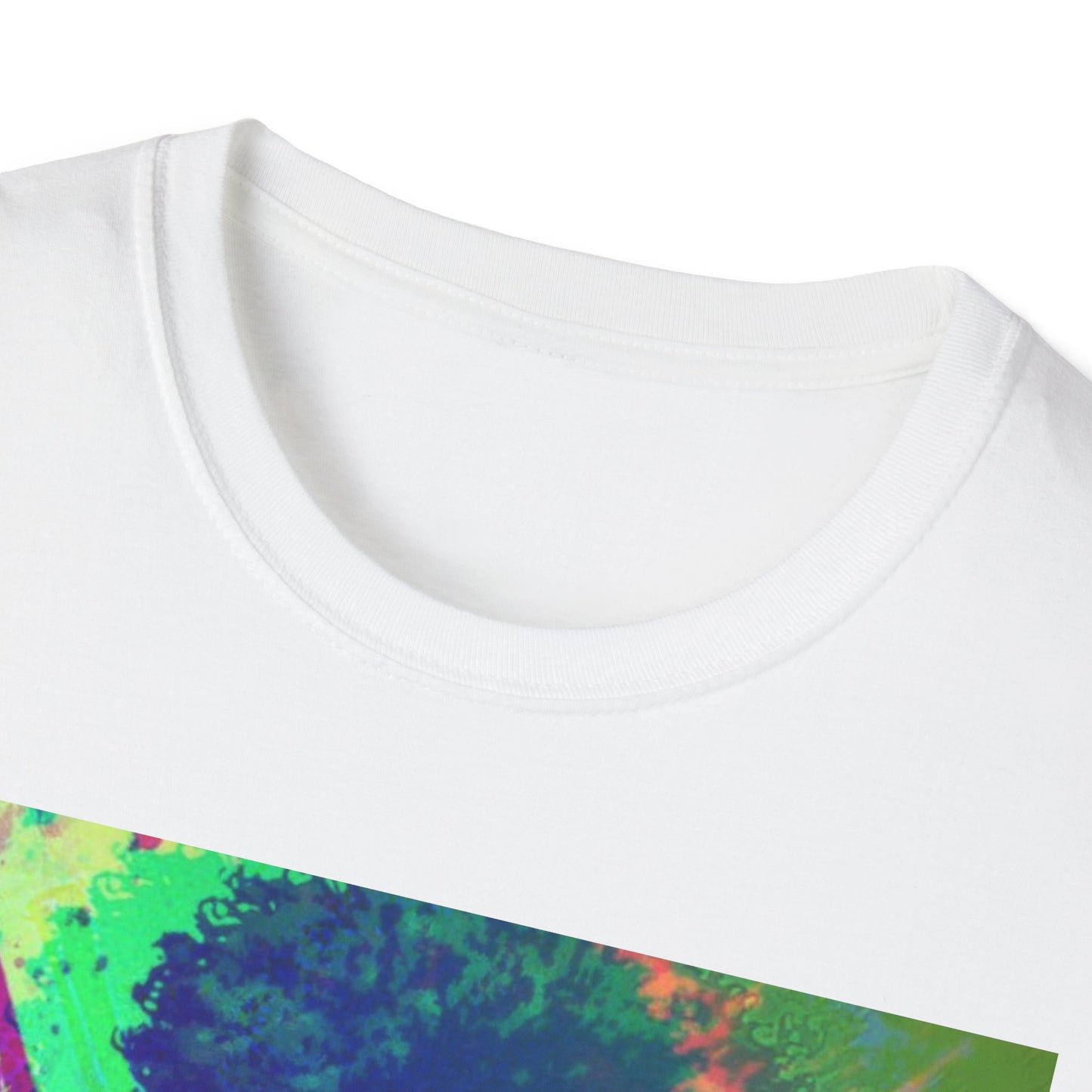 Colorful Afro-Inspired T-Shirt, Unisex Softstyle Tee for Art Lovers, Inspirational Gift, Casual Wear, Pride Apparel