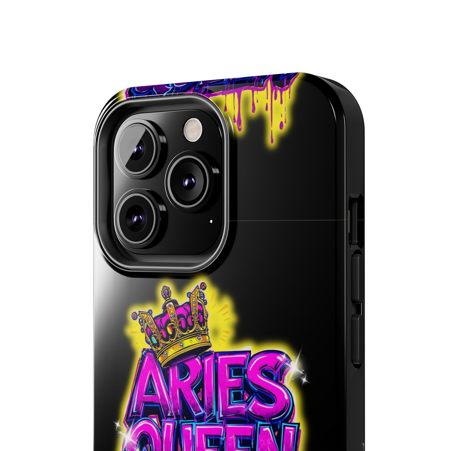 Aries Queen Tough Phone Cases - Vivid Design, Durable Protection, Aries Gifts, Astrology Accessories, Colorful Phone Cover