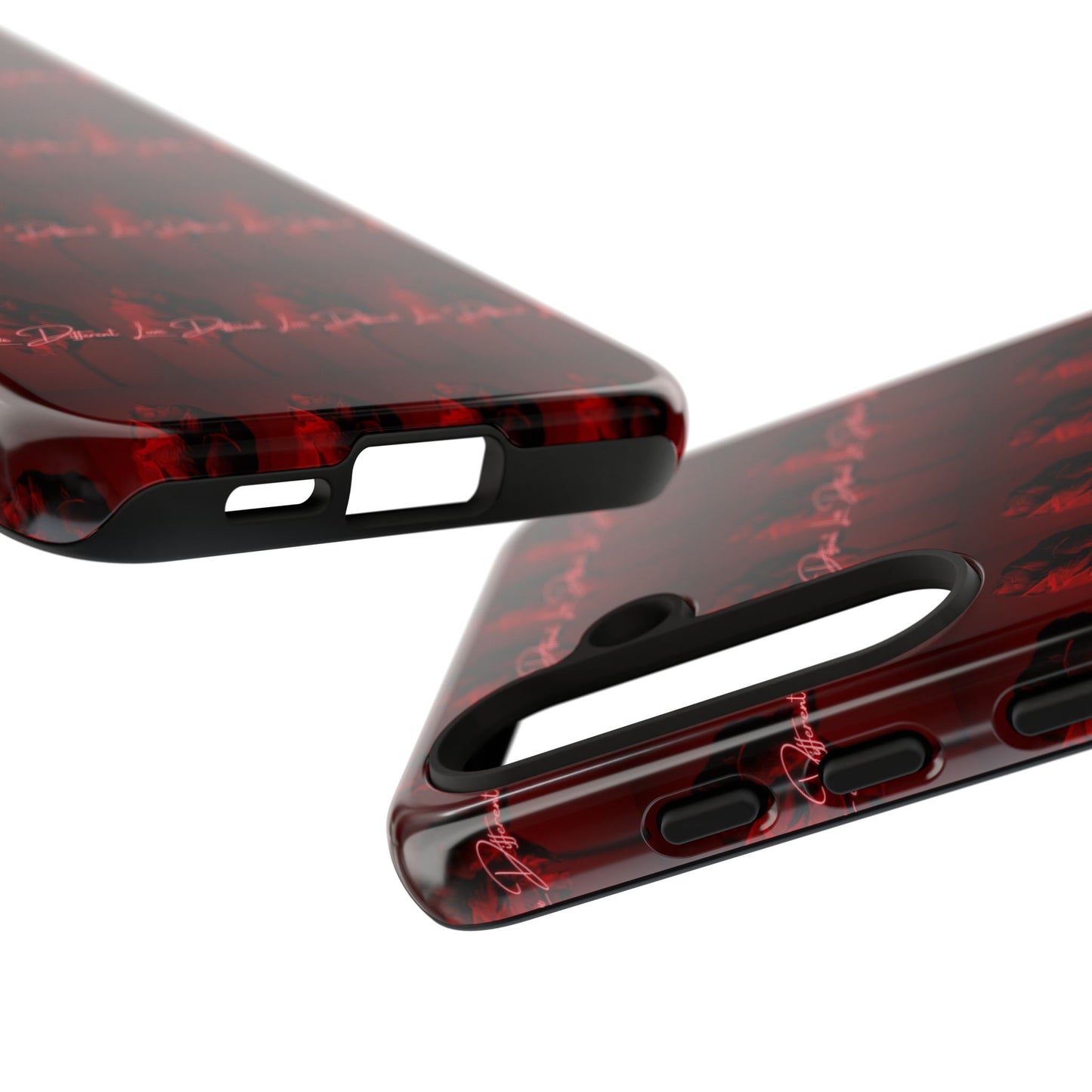 Red Patterned Phone Case | Tough Cases for Stylish Protection, Trendy Cell Cover, Unique Gifts for Tech Lovers, Modern Design